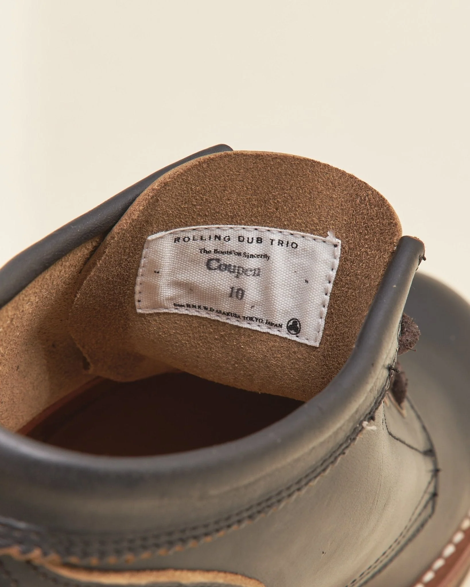 Rolling Dub Trio Coupen Mid-Cut Boot - Oil Black Chromexcel - Image 11