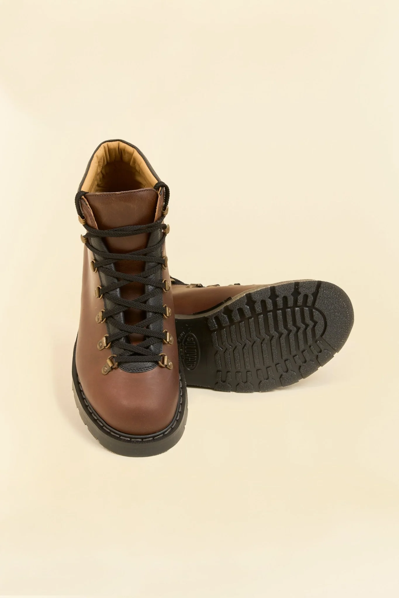 Solovair Gaucho Crazy Horse Urban Hiker - Brown - Image 5