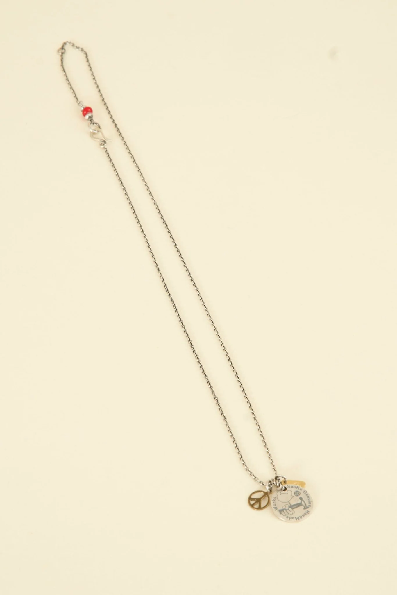 SunKu Plate Necklace - Silver / Gold - Image 6