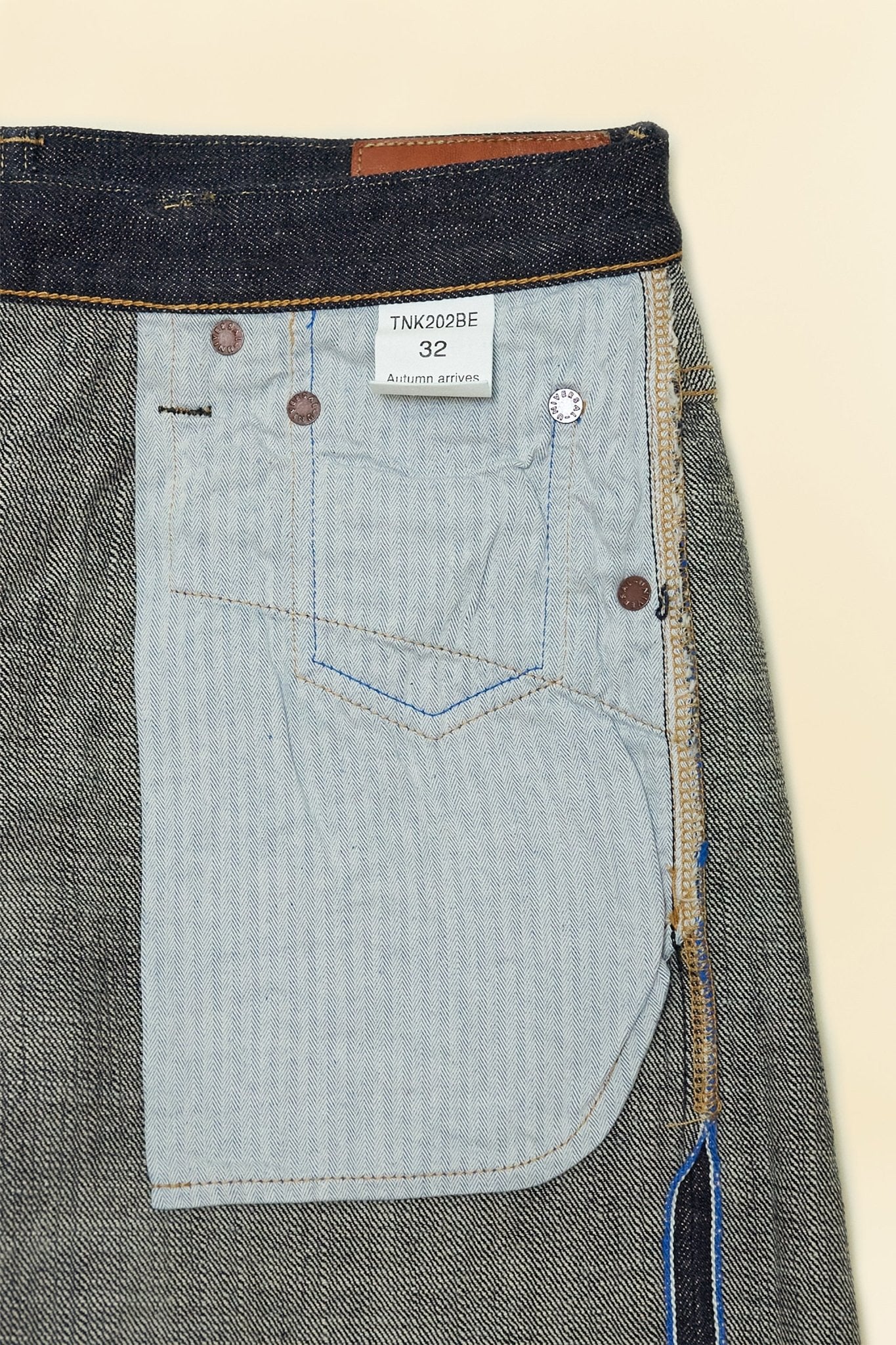 Tanuki 14oz "Zetto" High Rise Tapered Selvedge Jeans - Image 10