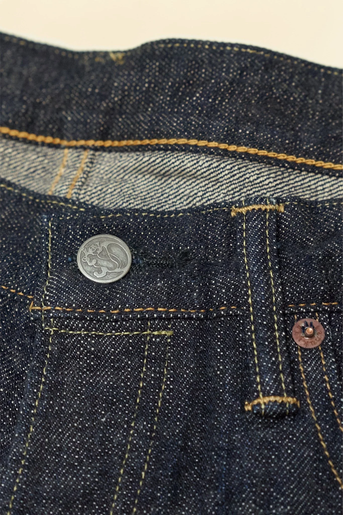 Tanuki 14oz "Zetto" High Rise Tapered Selvedge Jeans - Image 13