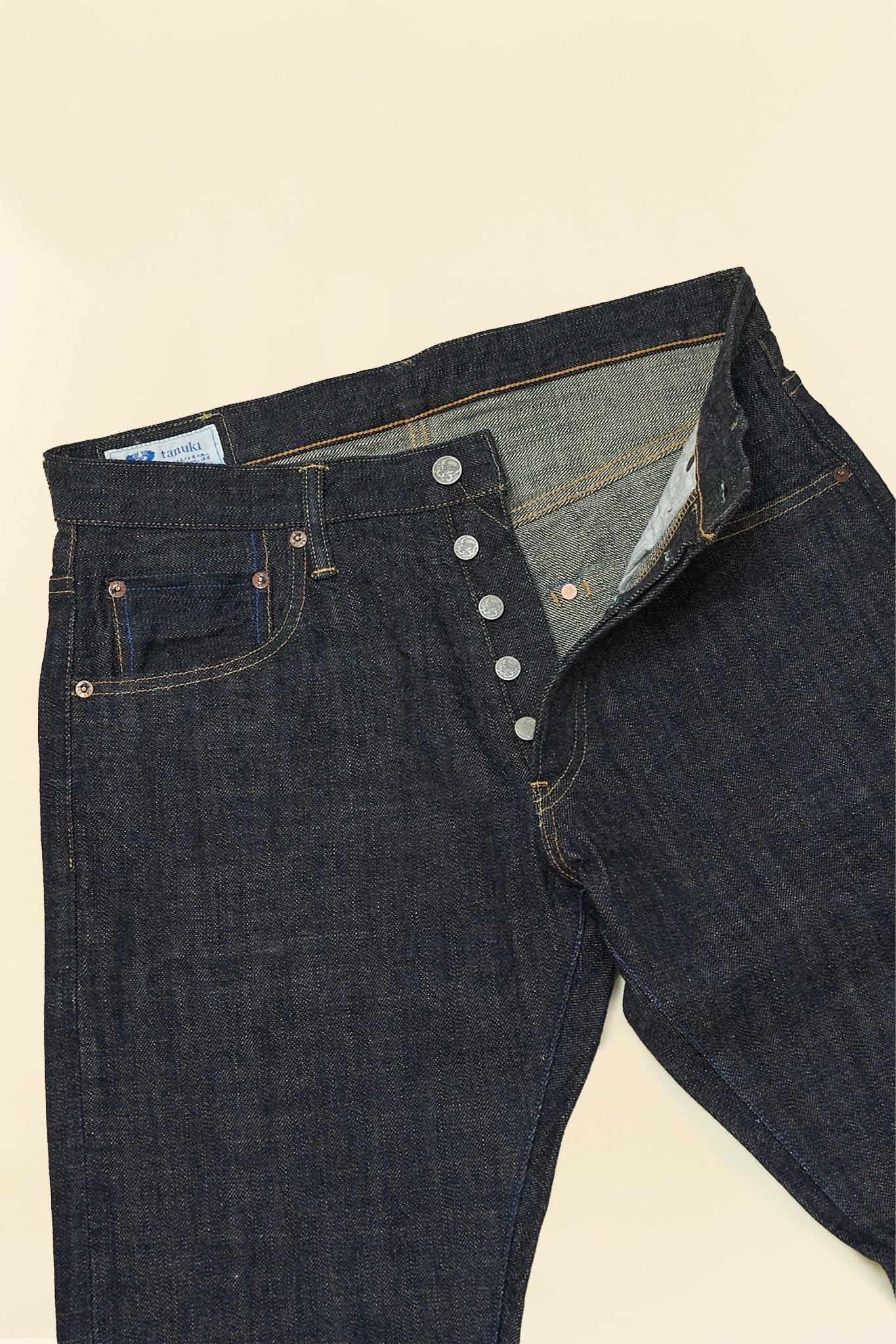 Tanuki 14oz "Zetto" High Rise Tapered Selvedge Jeans - Image 7