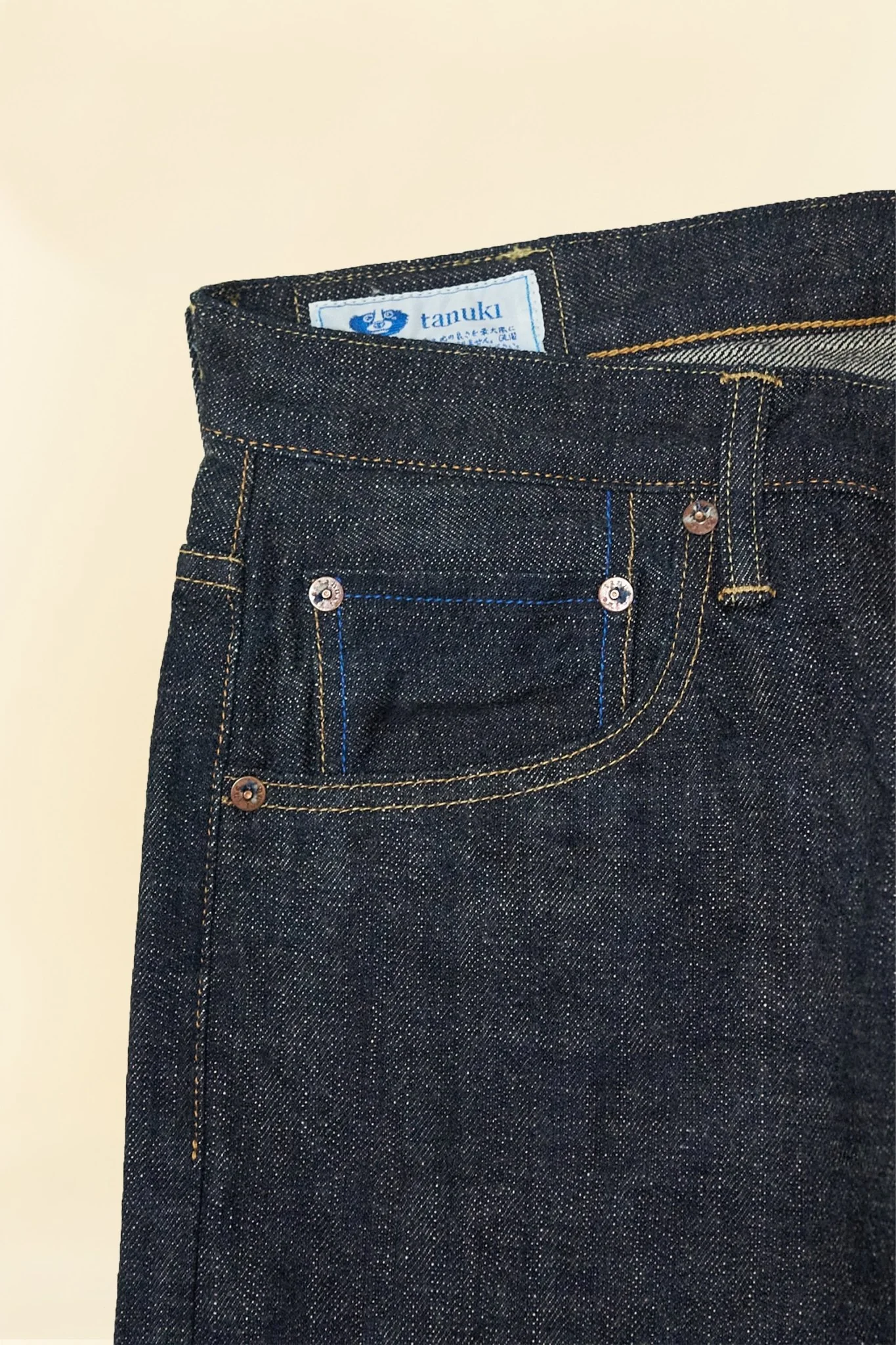 Tanuki 14oz "Zetto" High Rise Tapered Selvedge Jeans - Image 9