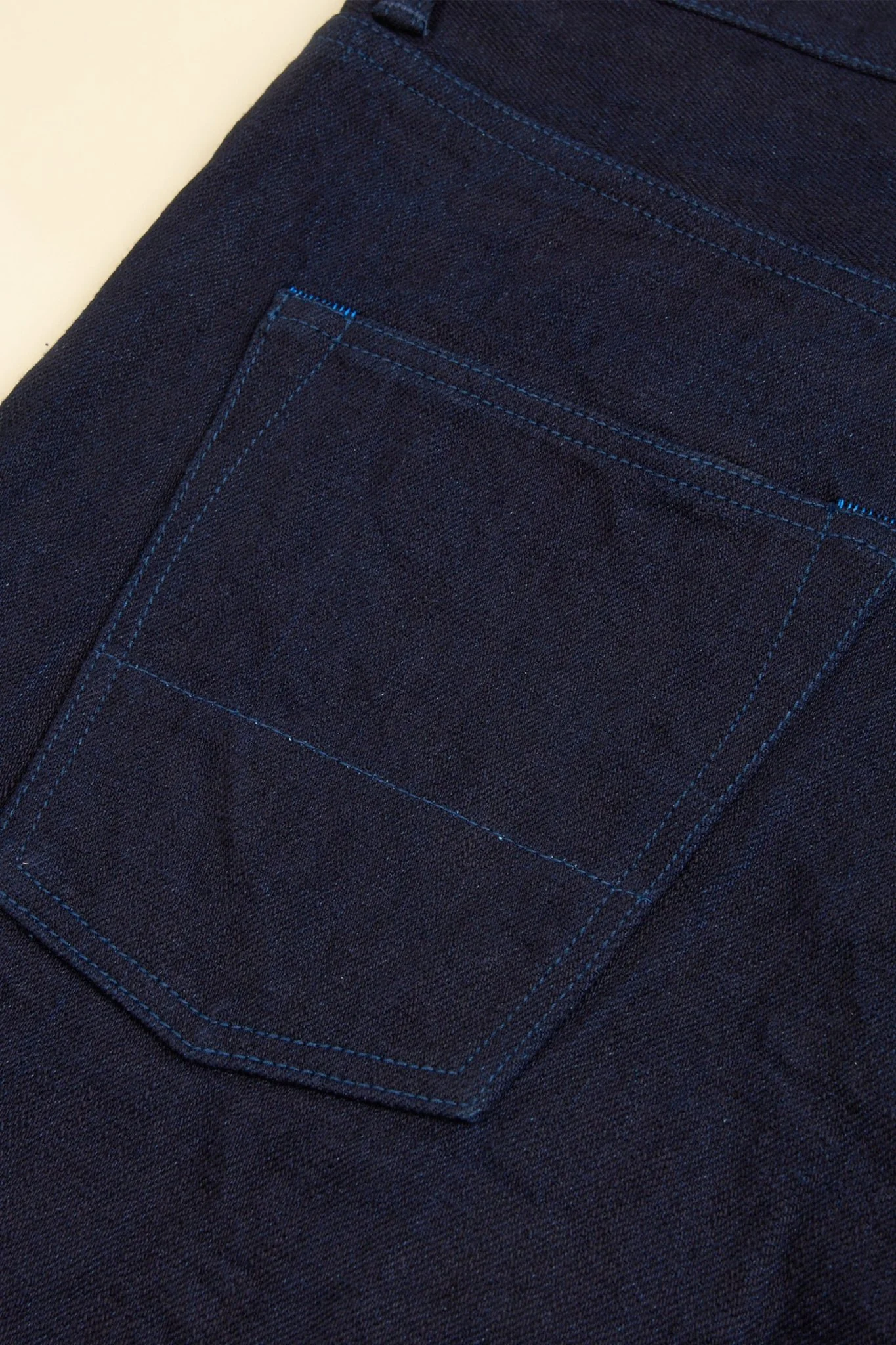 Tanuki 15oz "Double Indigo" High Rise Tapered Selvedge Jeans - Image 11