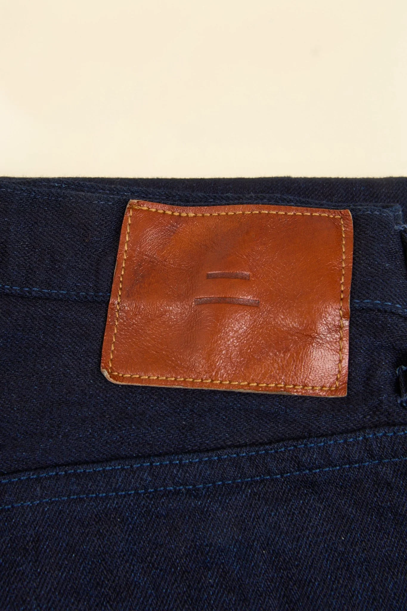 Tanuki 15oz "Double Indigo" High Rise Tapered Selvedge Jeans - Image 12