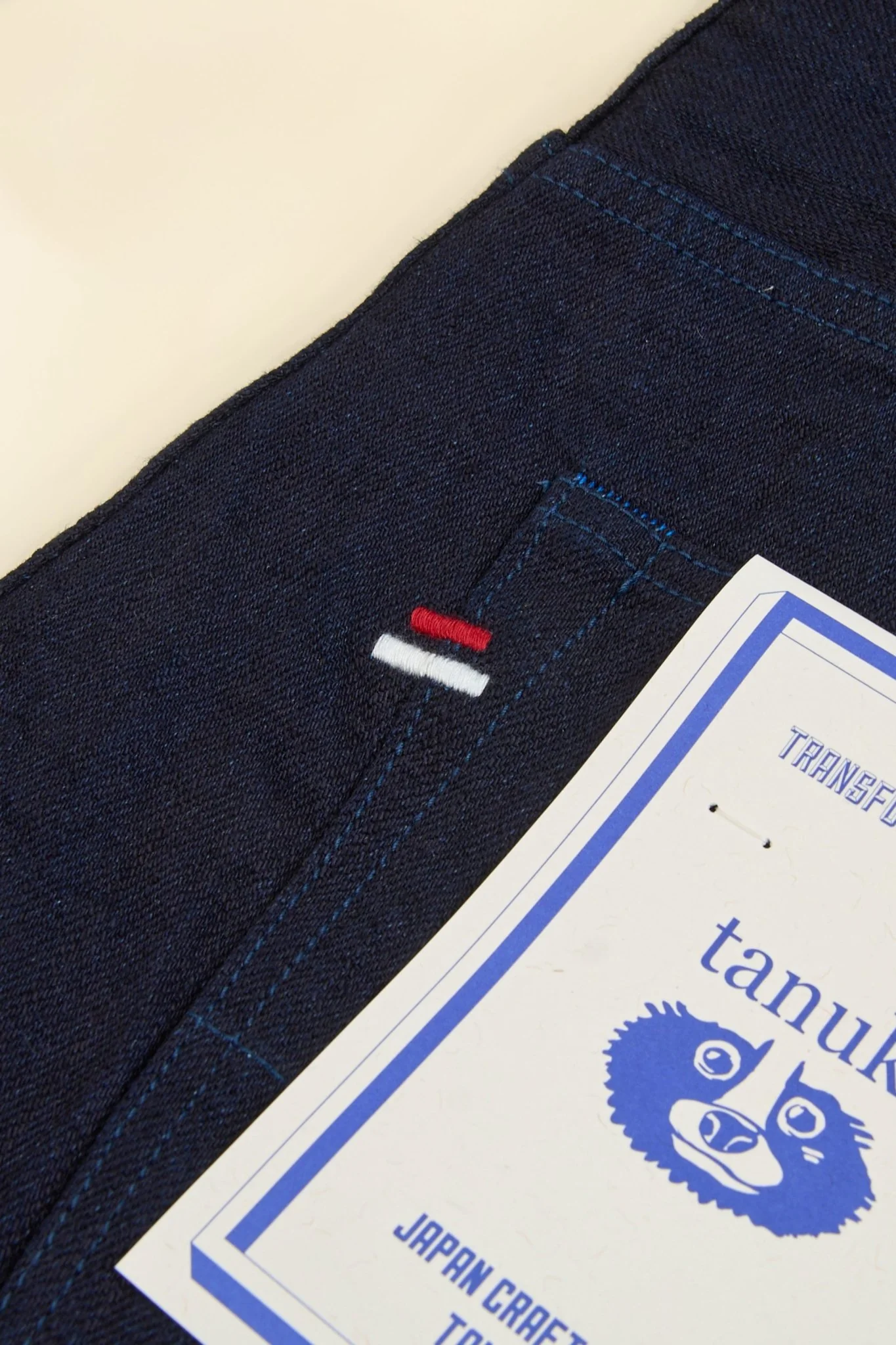 Tanuki 15oz "Double Indigo" High Rise Tapered Selvedge Jeans - Image 5