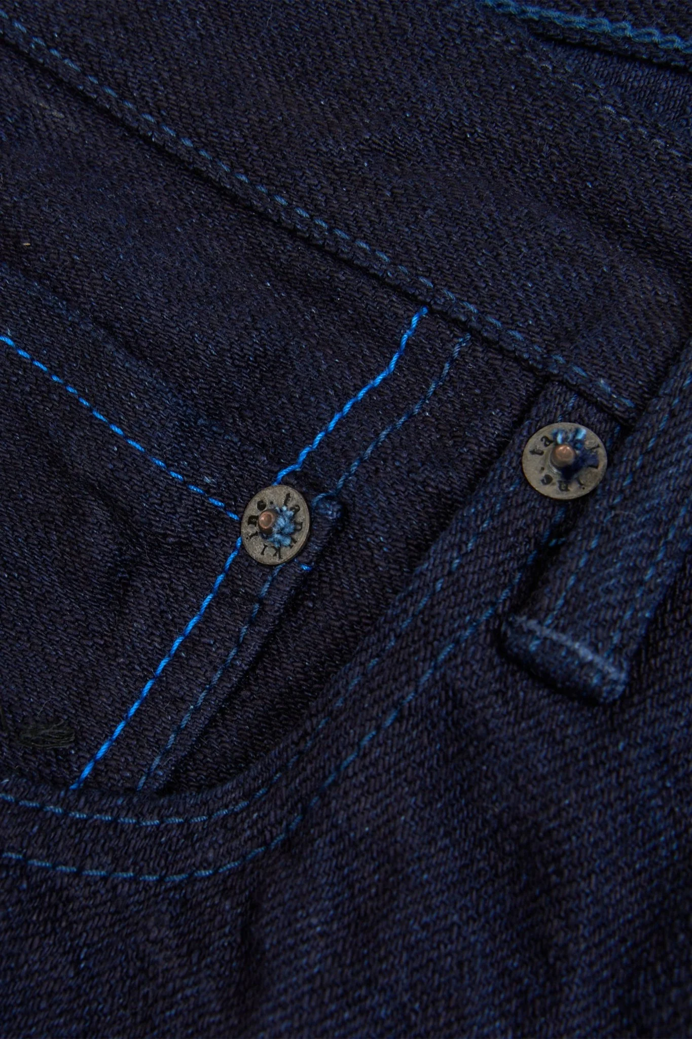 Tanuki 15oz "Double Indigo" High Rise Tapered Selvedge Jeans - Image 7