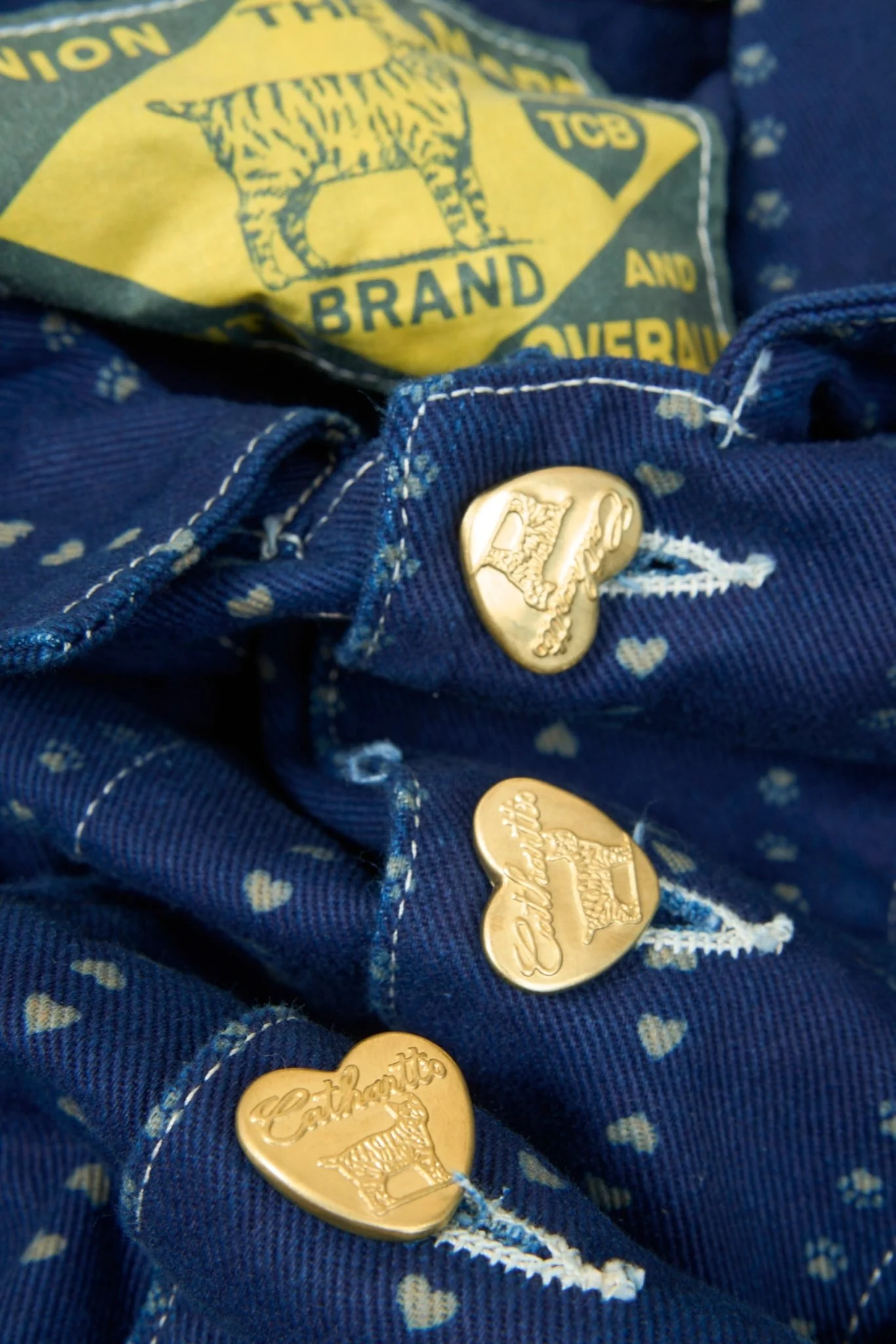 TCB Jeans "Cathartt" Chore Coat - Paw Stripe - Image 11