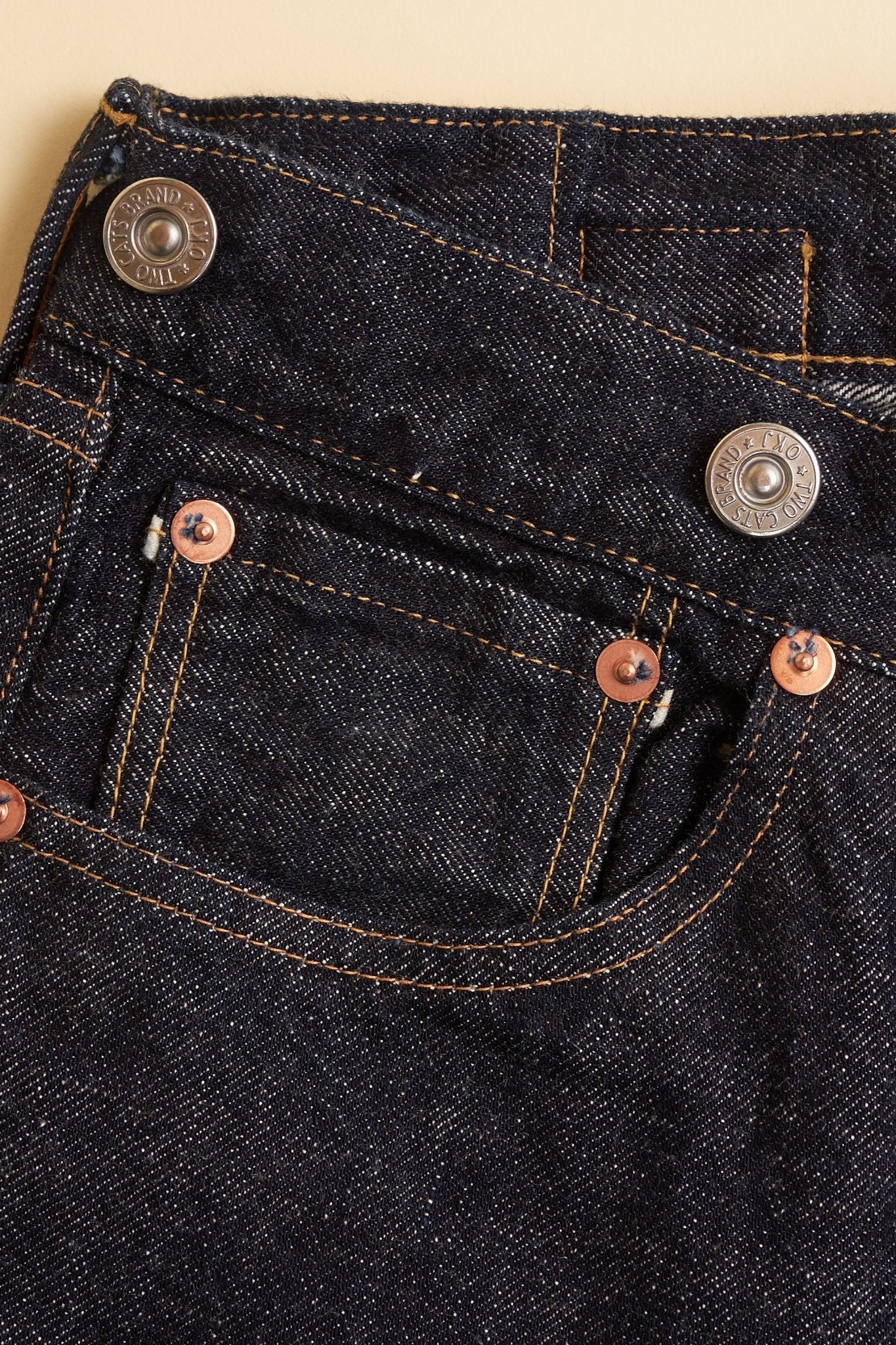 TCB Jeans 20's Straight Selvedge Denim - 12.5oz - Image 9