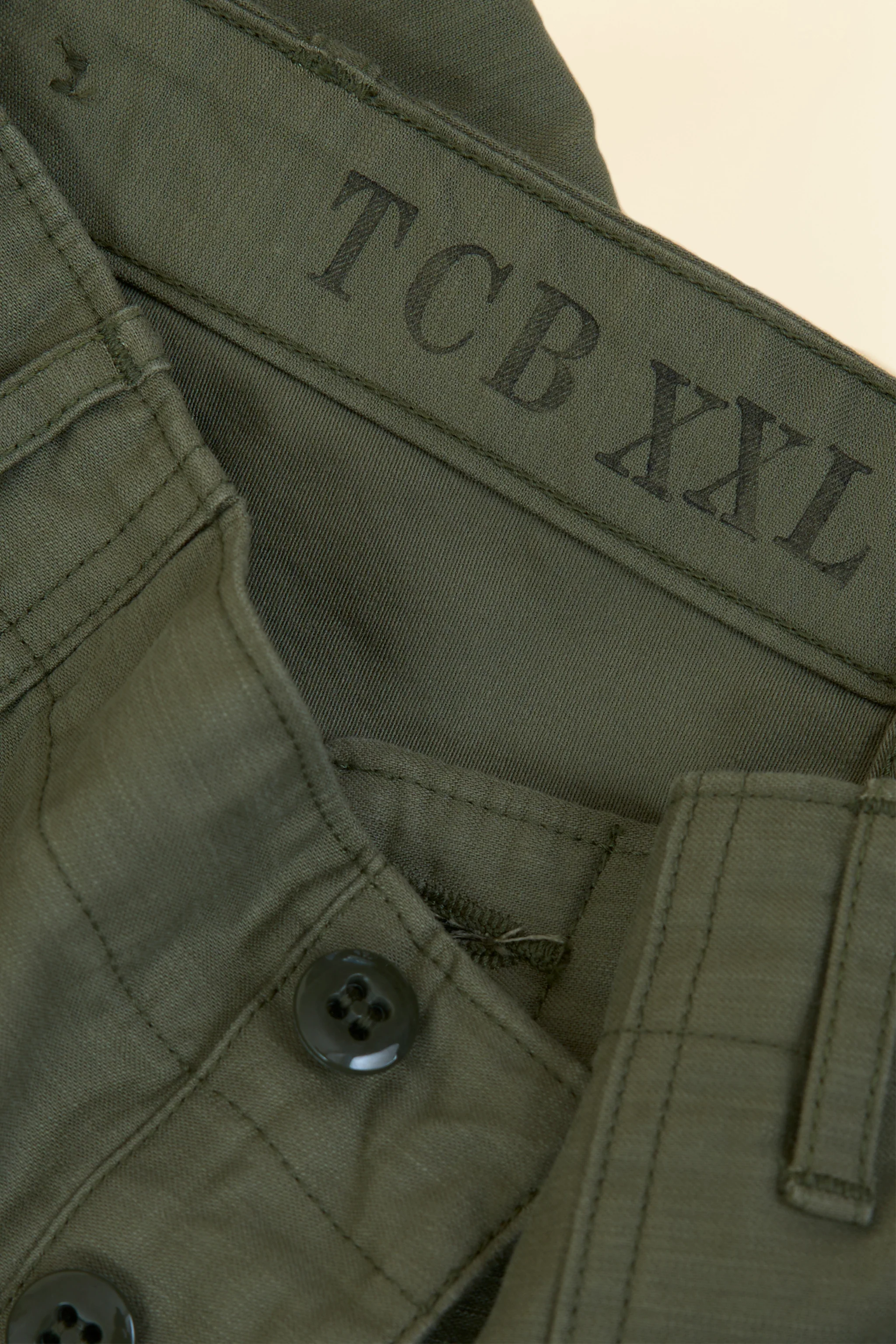 TCB Jeans 50's Baker Pants - Olive - Image 5