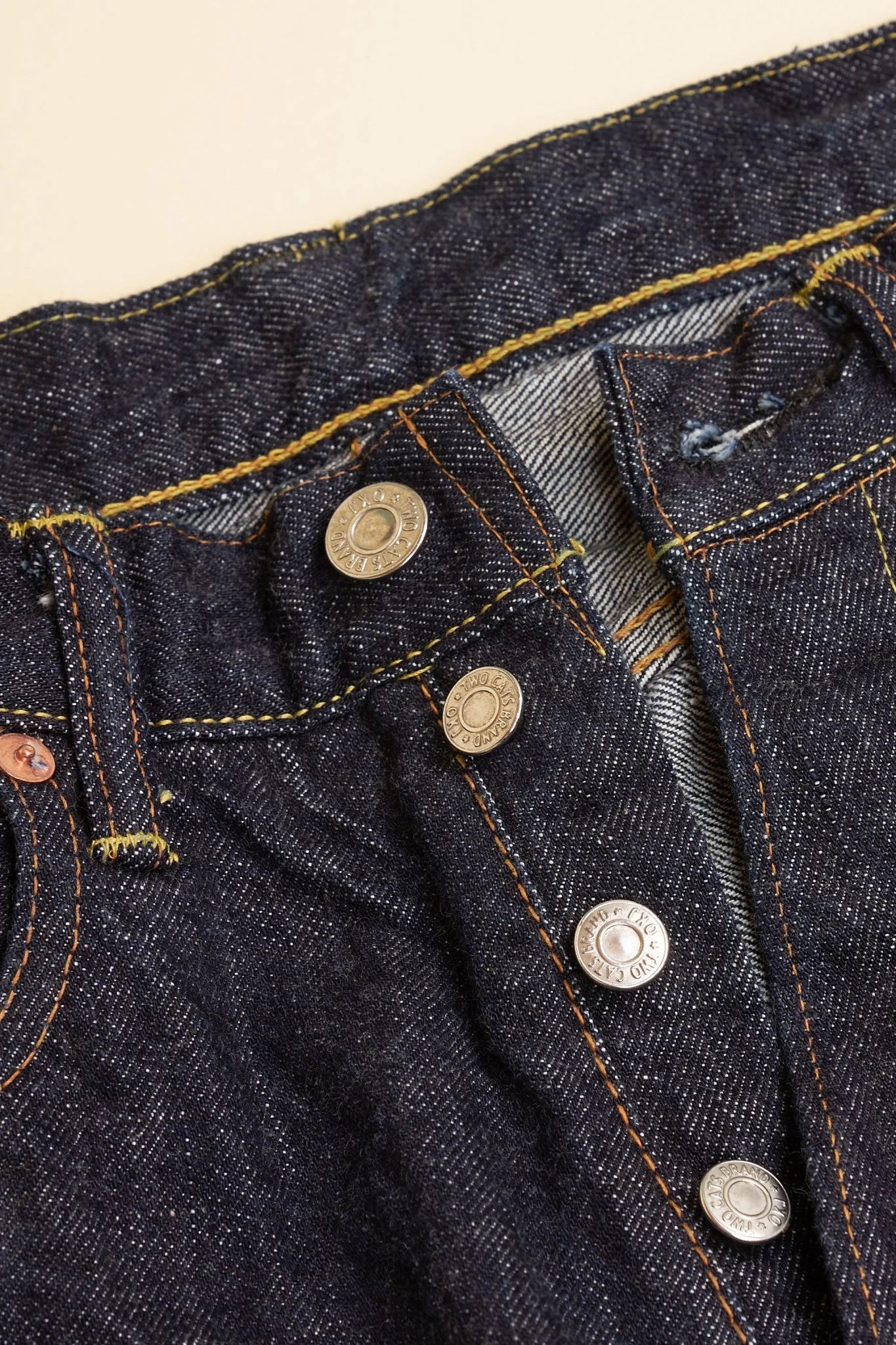 TCB Jeans 50's XX Mid Rise Straight Denim - 13.5oz - Image 11