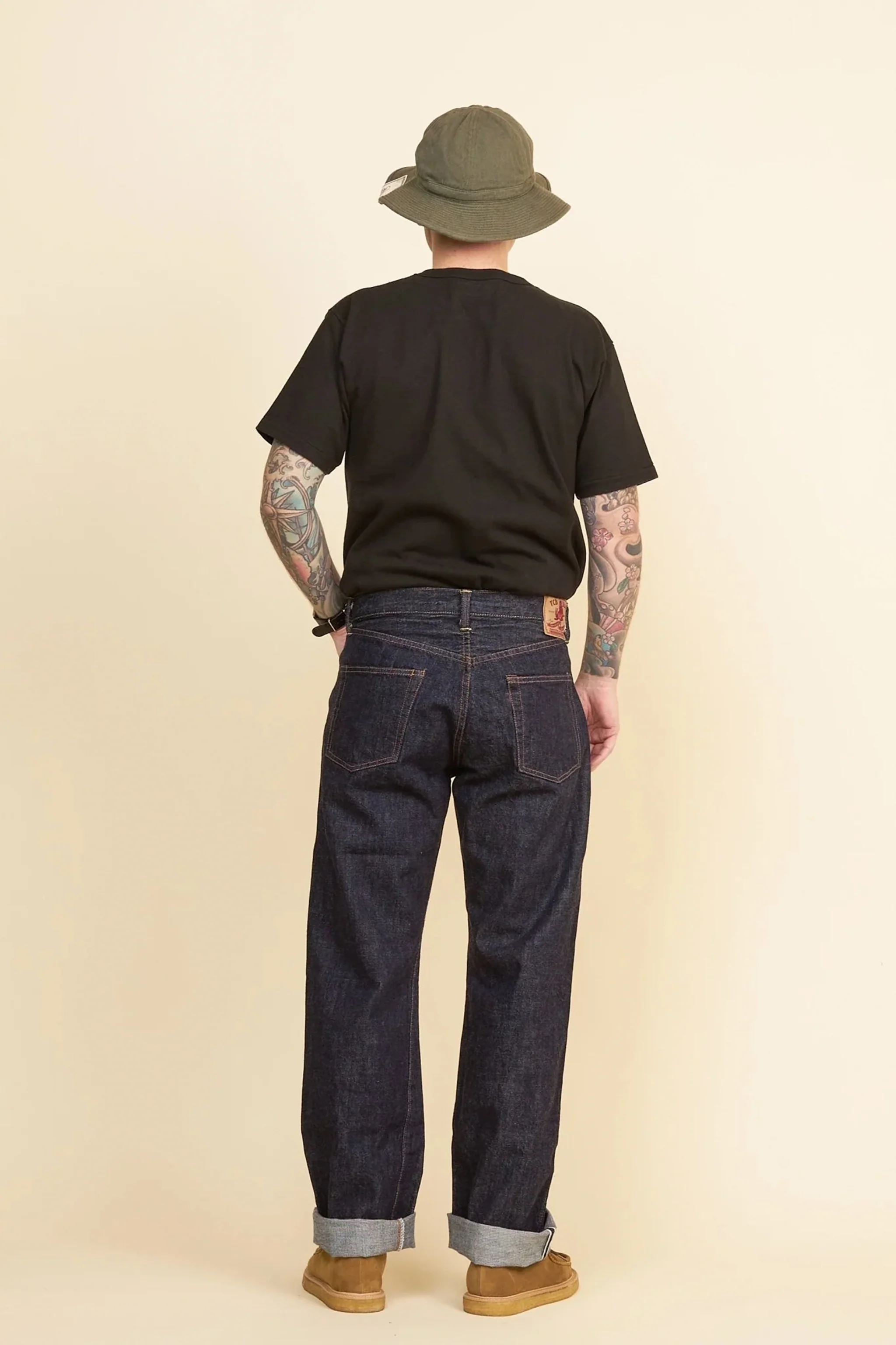 TCB Jeans 50's XX Mid Rise Straight Denim - 13.5oz - Image 3