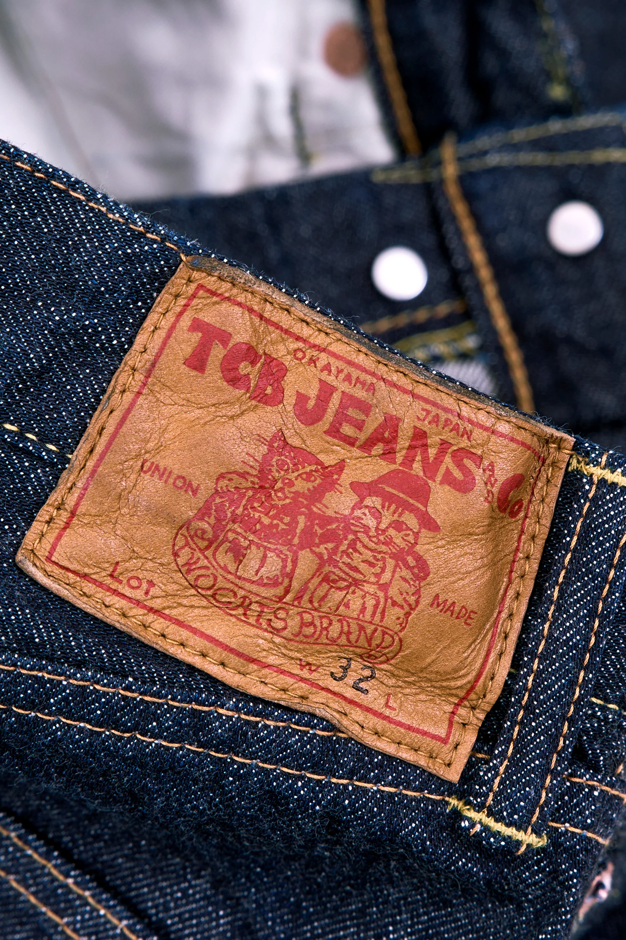 TCB Jeans Baggy 50's Denim - 13.5oz - Image 5