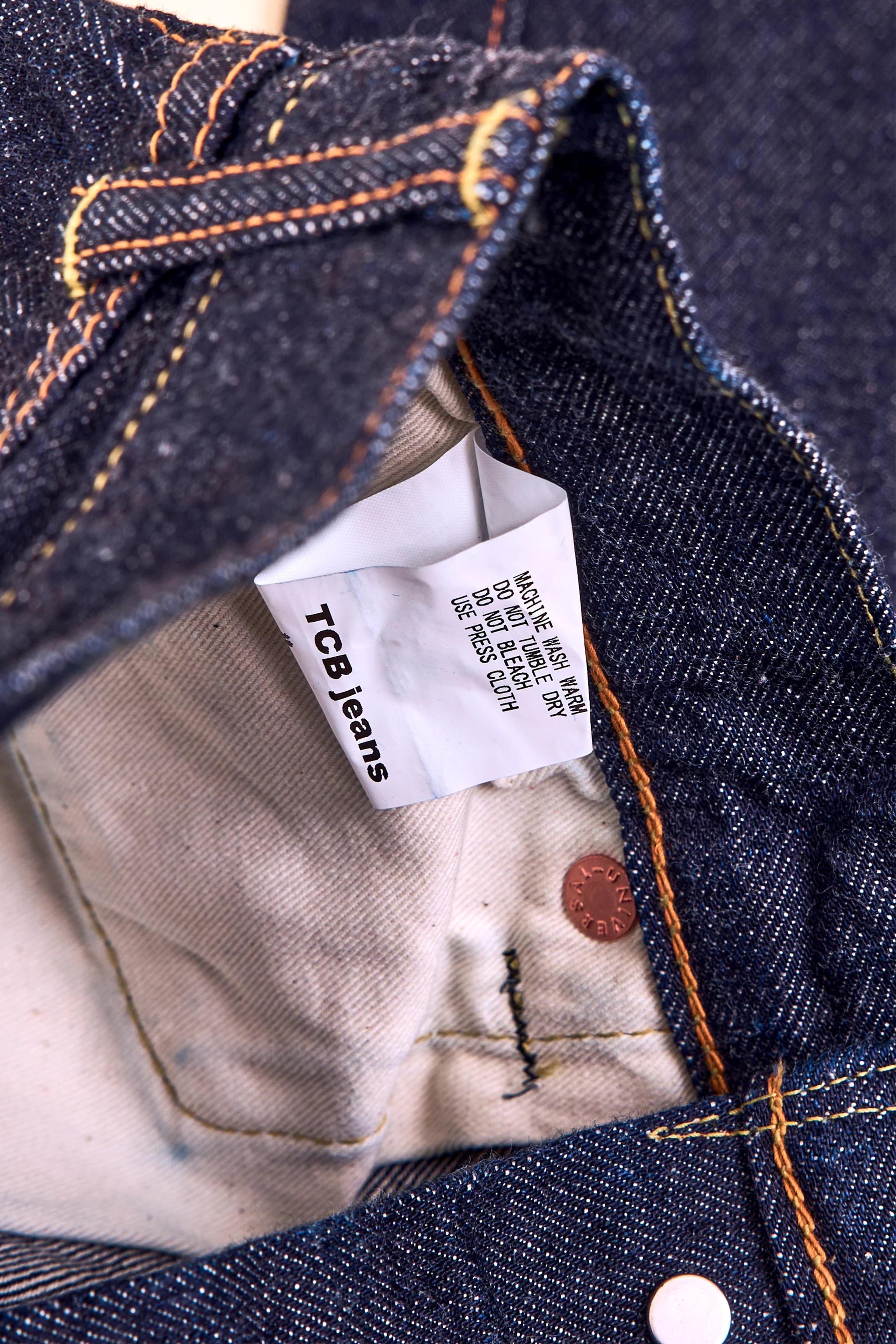 TCB Jeans Baggy 50's Denim - 13.5oz - Image 6