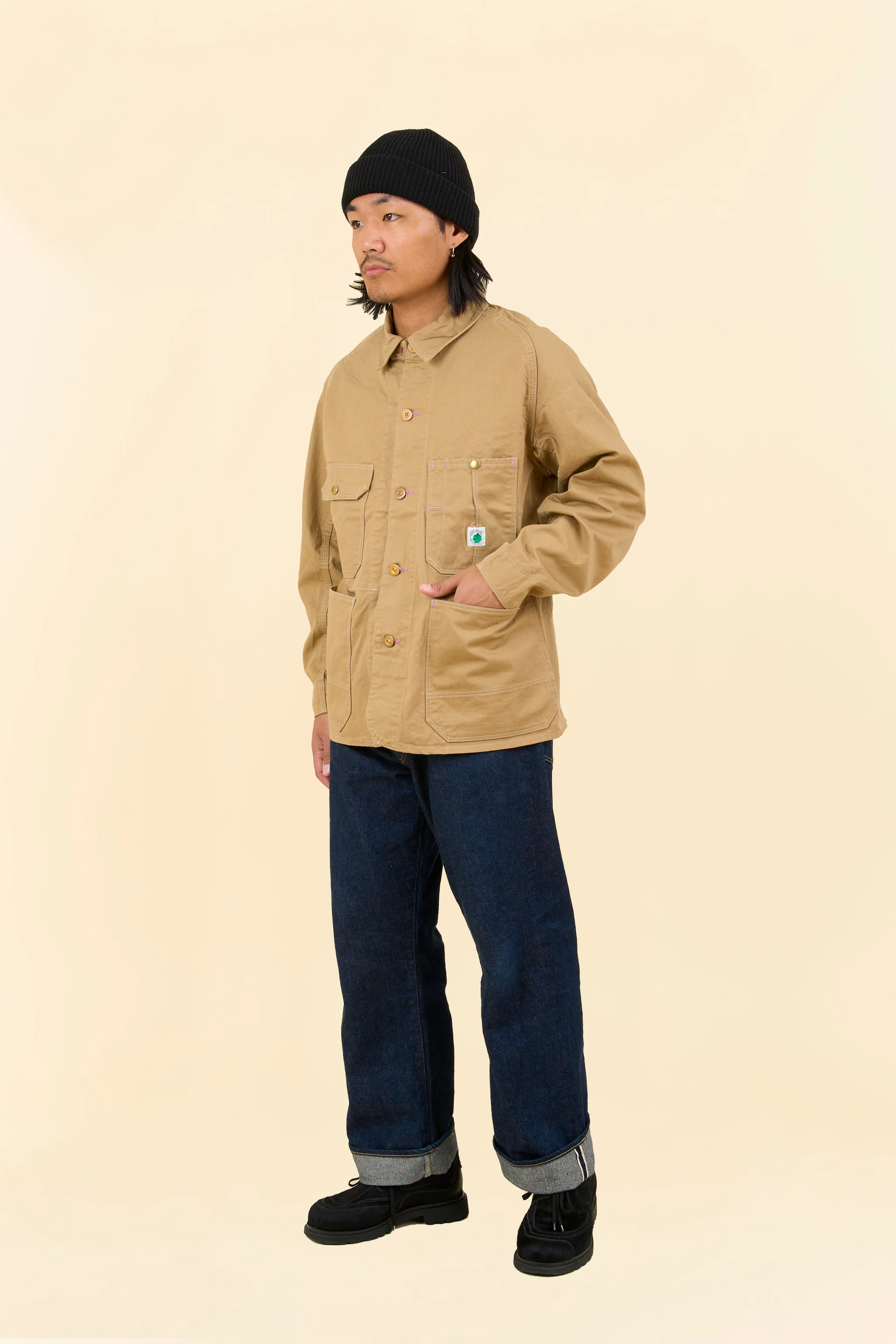 TCB Jeans Cat Head Jacket - Khaki Drill - Image 3
