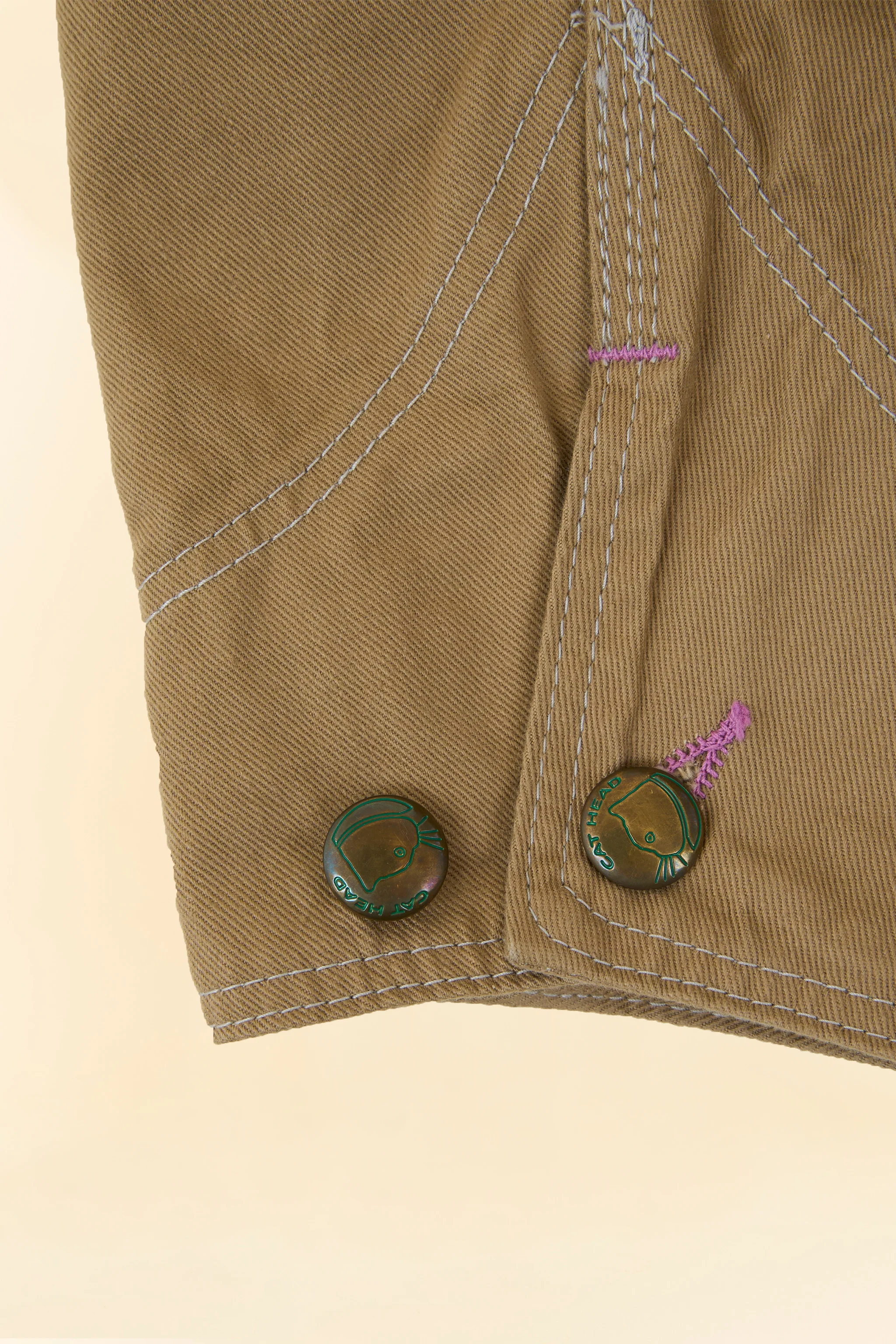 TCB Jeans Cat Head Jacket - Khaki Drill - Image 8
