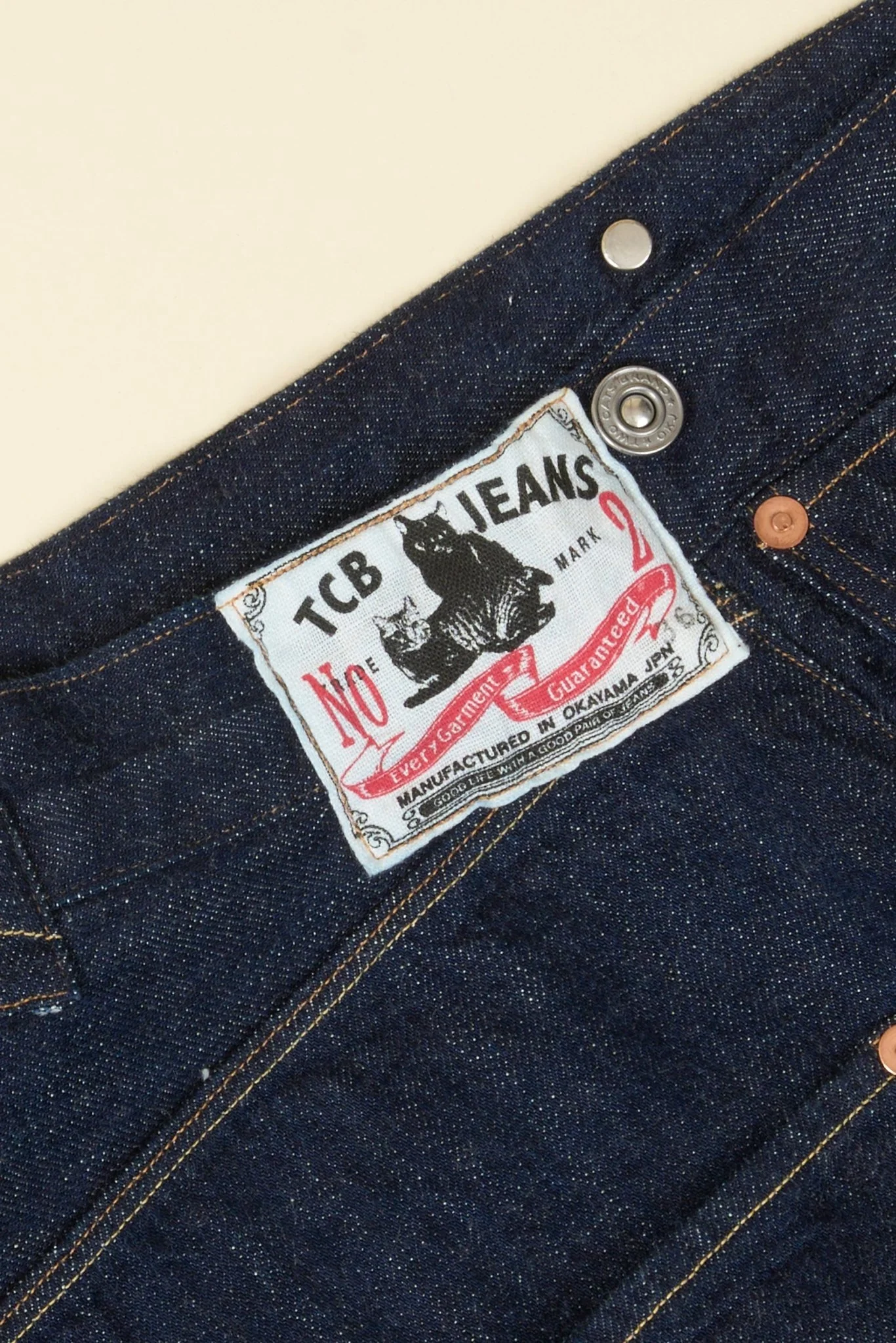 TCB Jeans "No.2 Jeans 1890" 11.4oz Jeans - Image 7