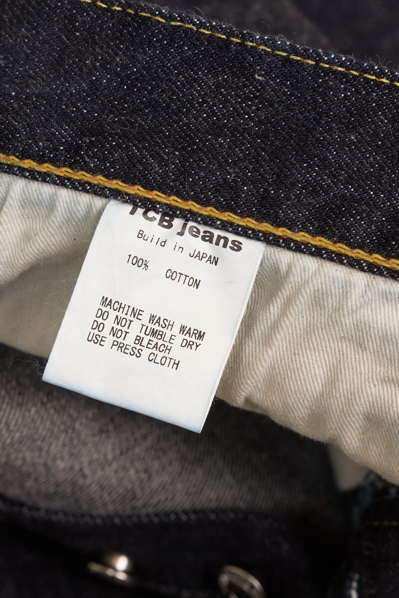 TCB Jeans Slim T 50's XX Medium Rise Slim-Tapered Denim - 13.5oz - Image 10