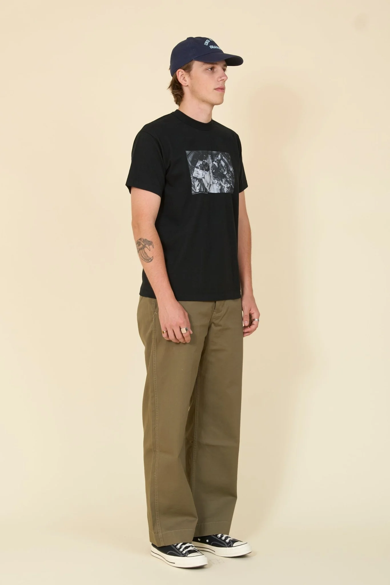 TCB Jeans x XX Development "Boys On Dreams" T-shirt - Black - Image 4