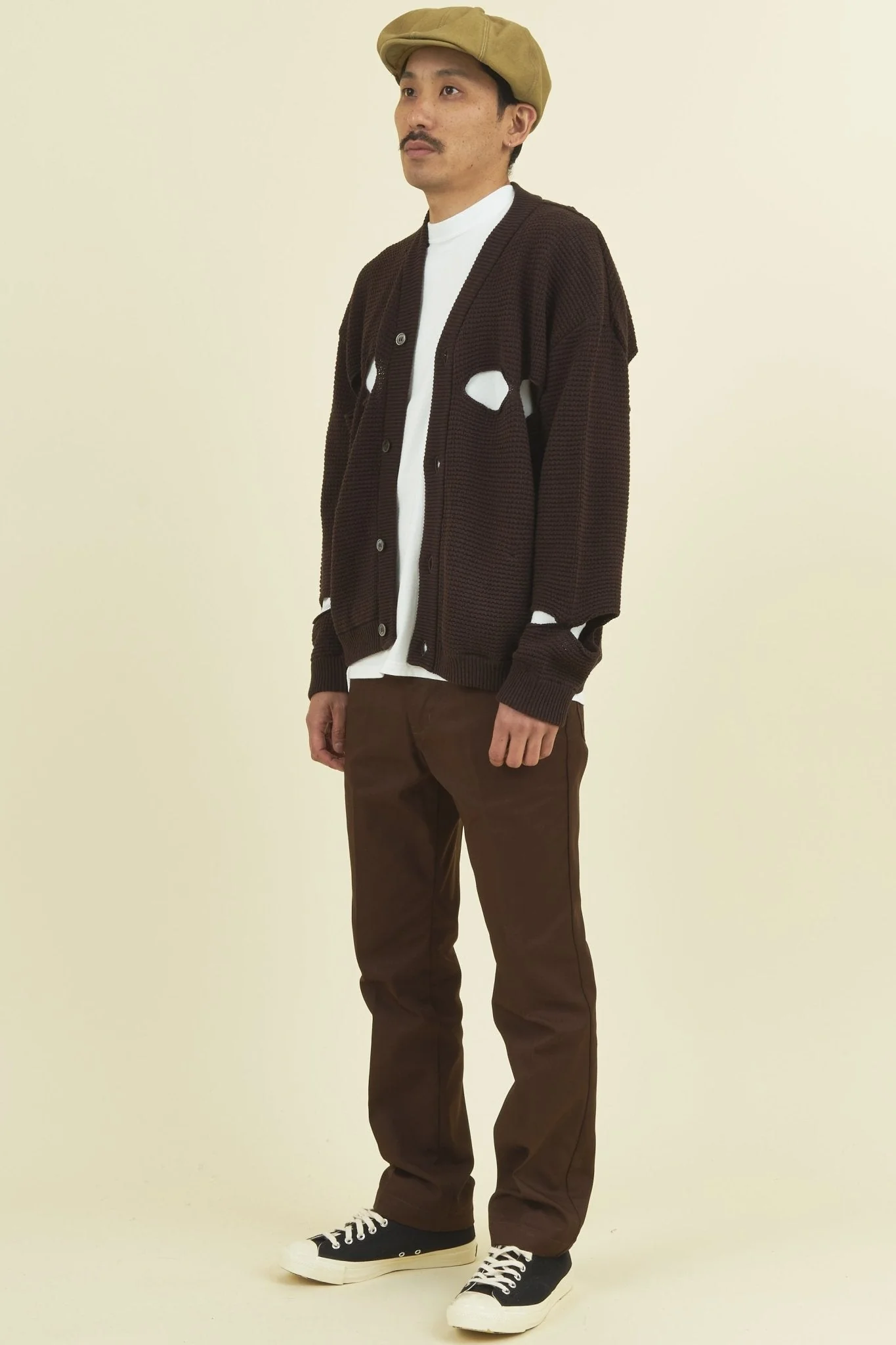 TENBOX El Prado Cardigan - Brown - Image 3