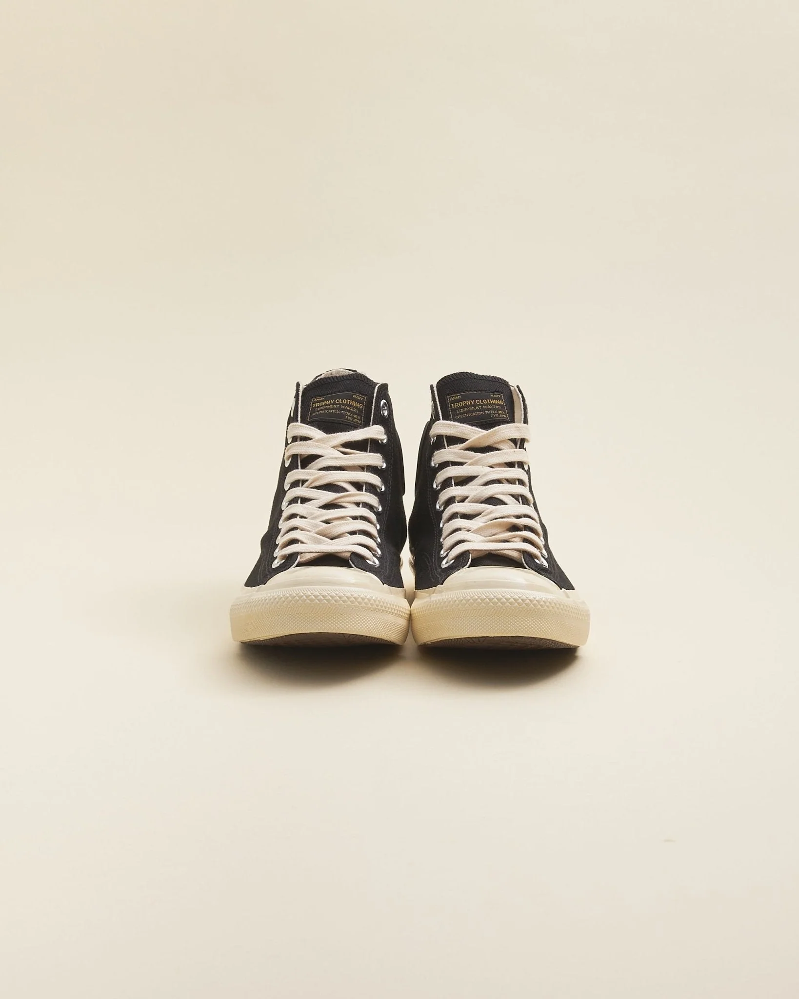 Trophy Clothing Hi-Top Mil Sneaker - Black - Image 2