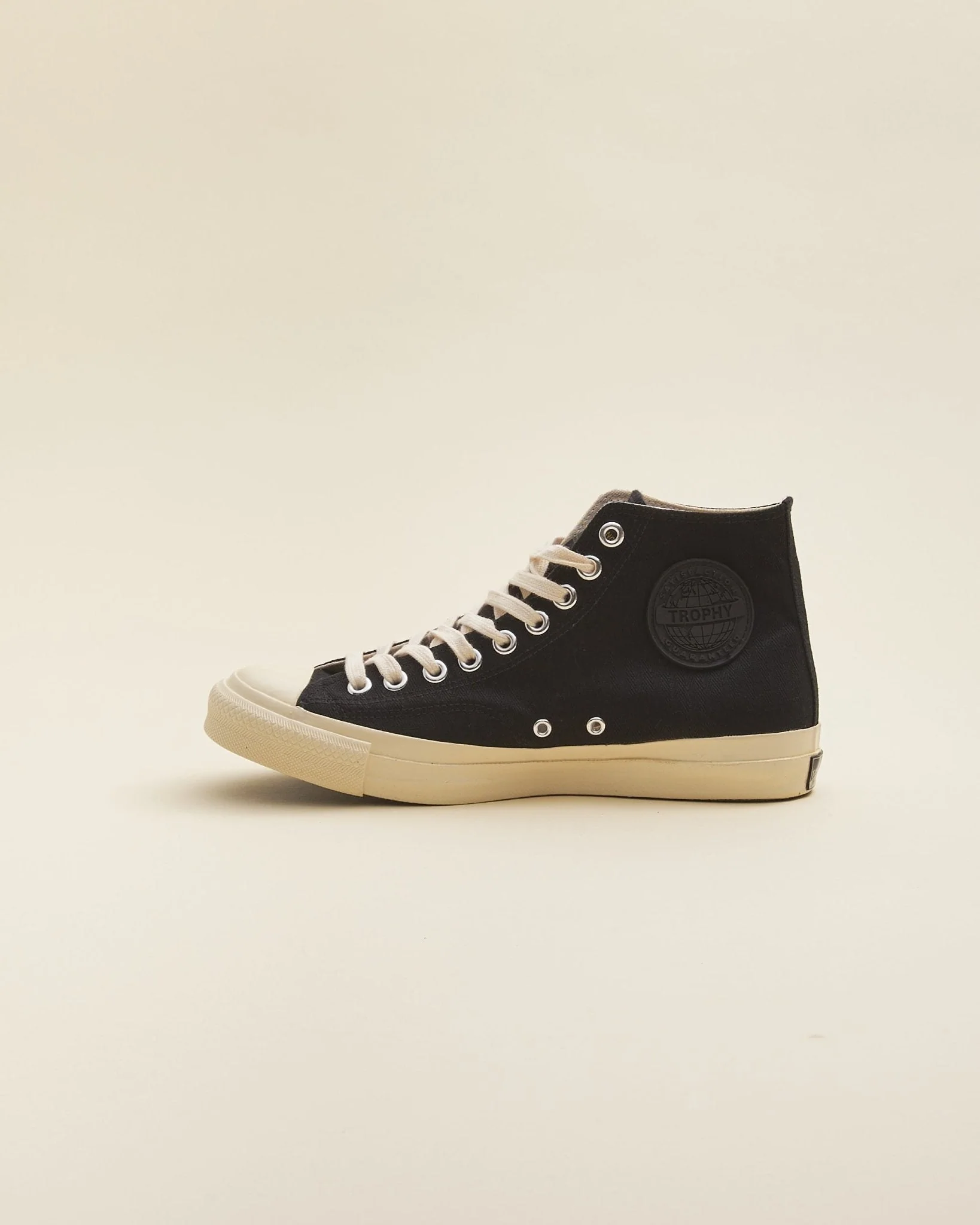 Trophy Clothing Hi-Top Mil Sneaker - Black - Image 4