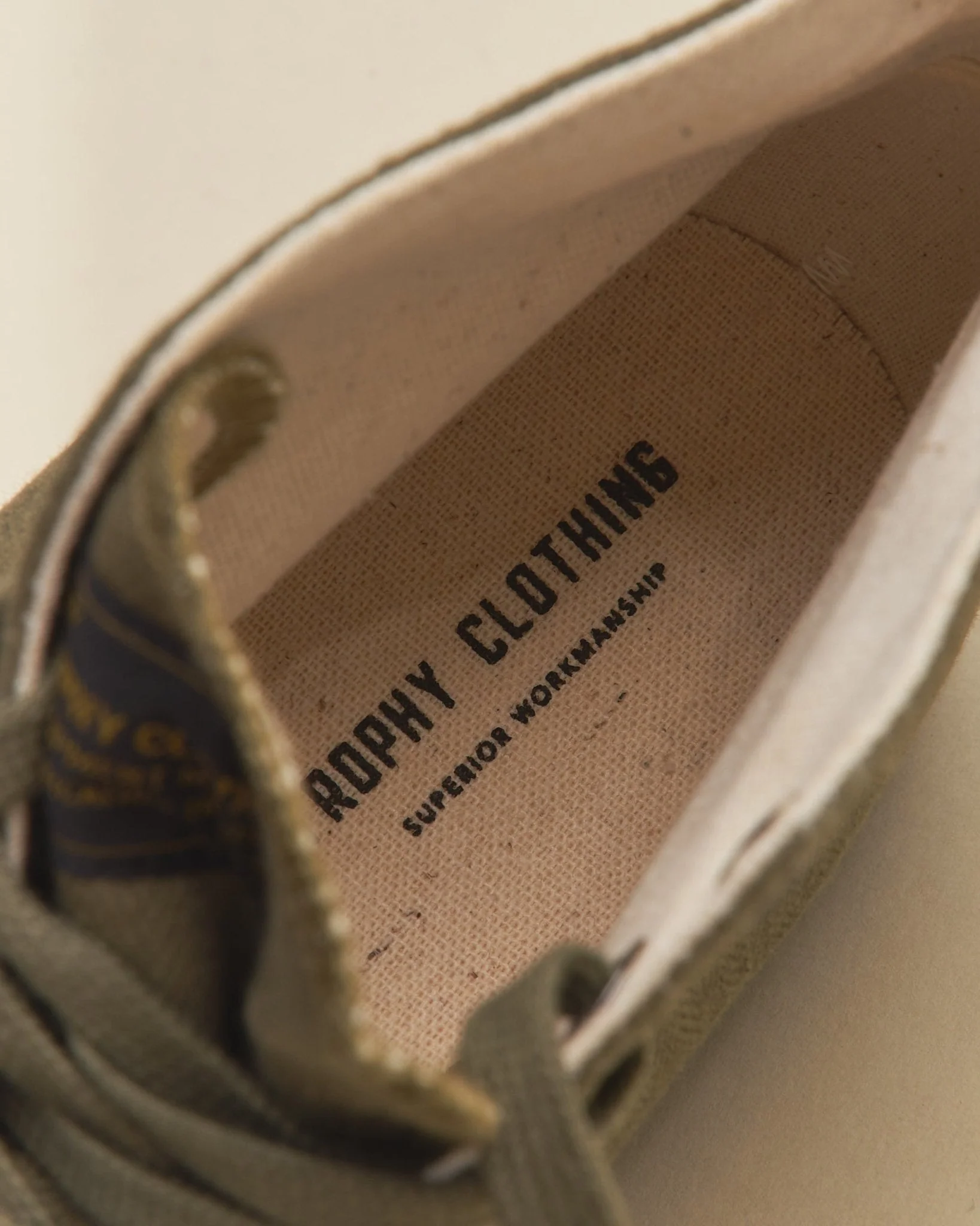 Trophy Clothing Hi-Top Mil Sneaker - Olive - Image 14