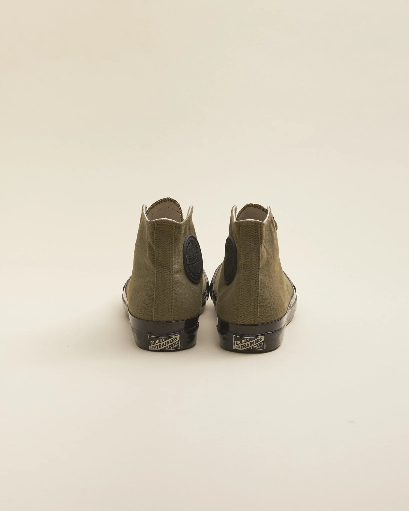 Trophy Clothing Hi-Top Mil Sneaker - Olive - Image 3