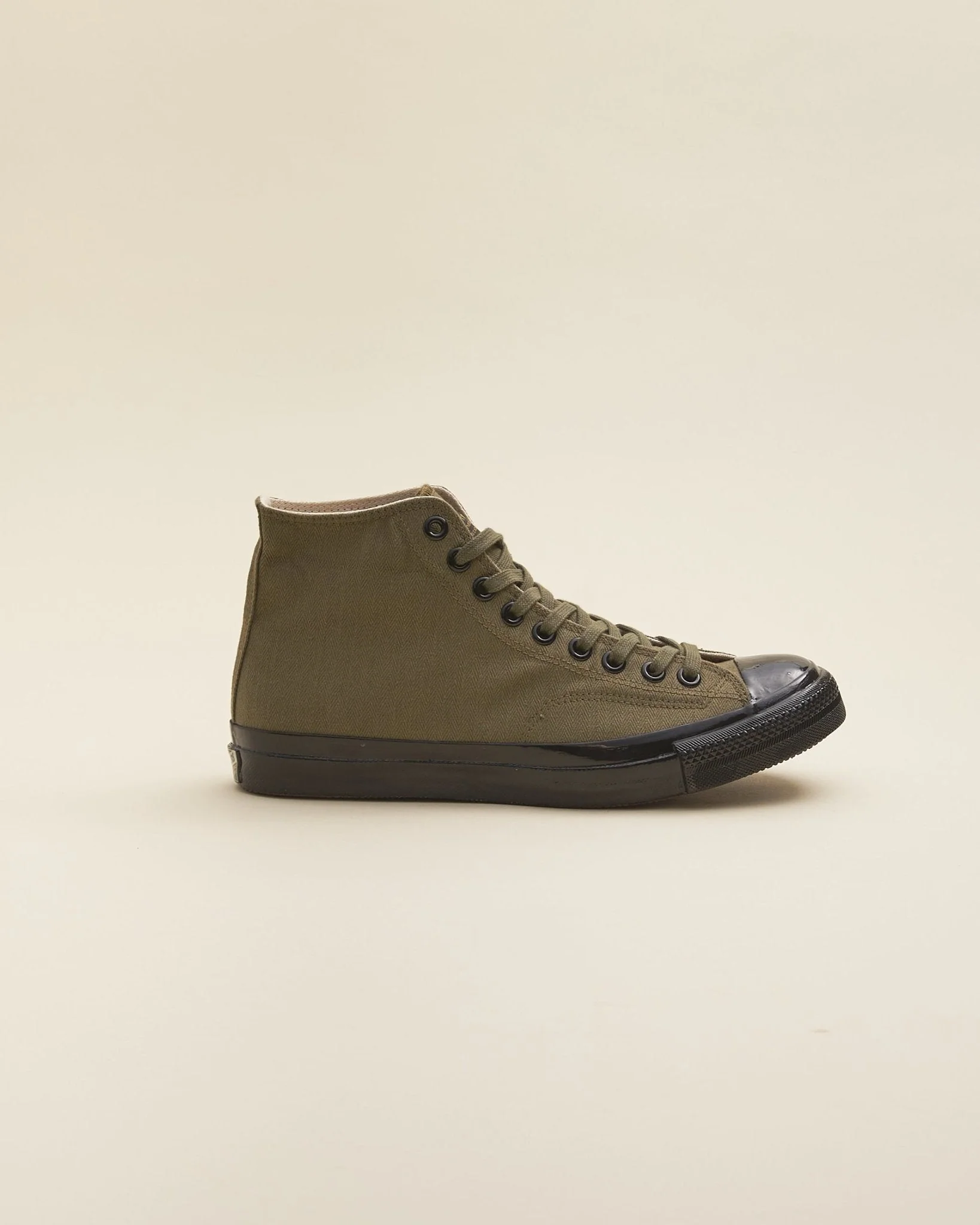 Trophy Clothing Hi-Top Mil Sneaker - Olive - Image 5