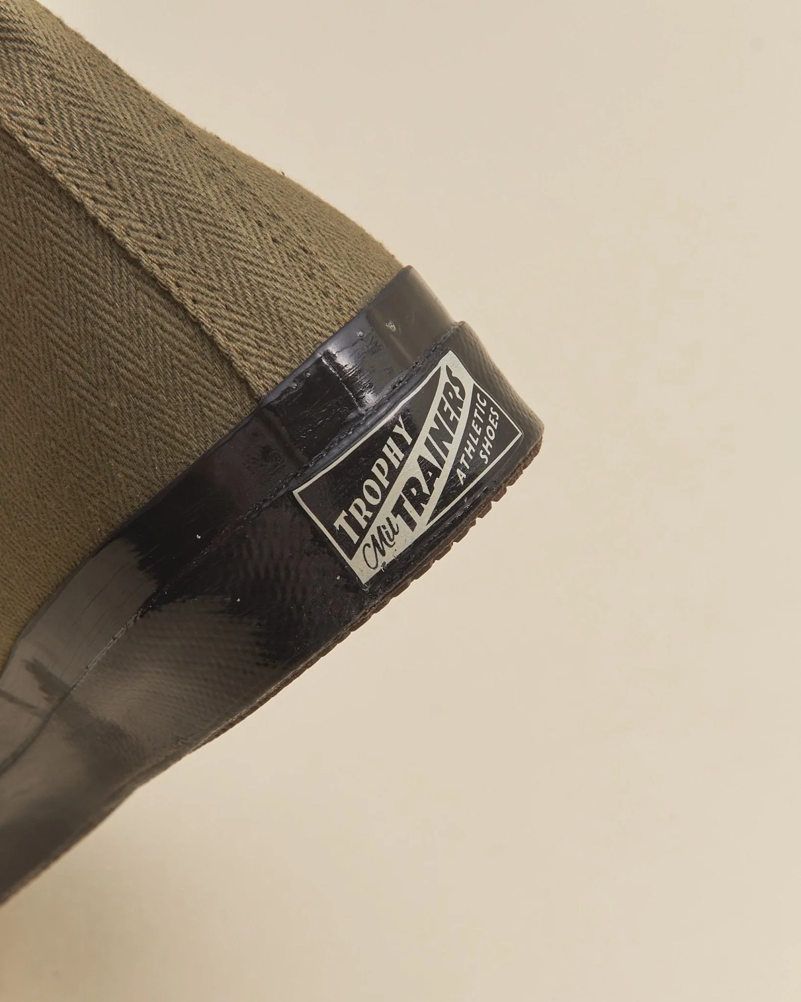 Trophy Clothing Hi-Top Mil Sneaker - Olive - Image 8