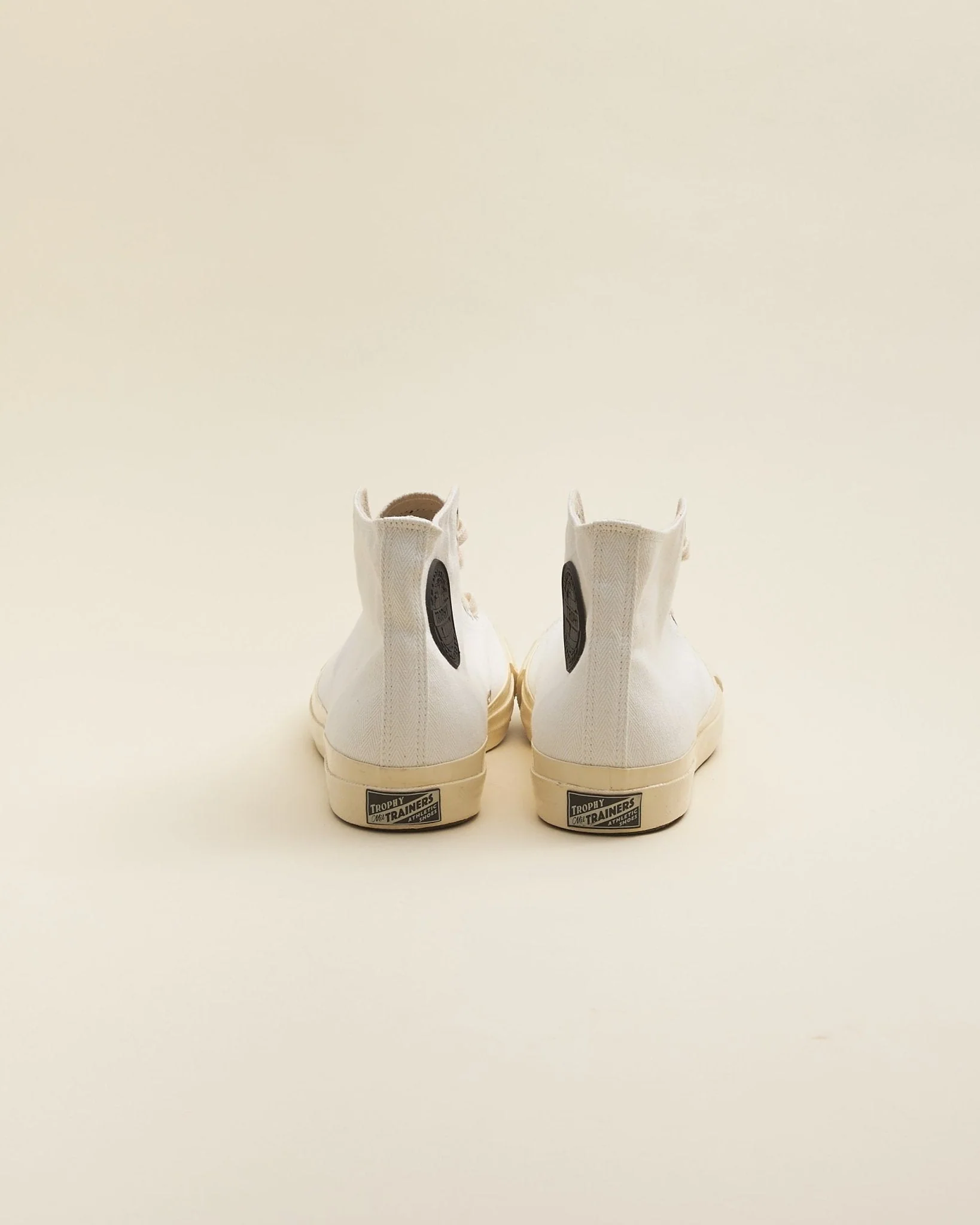 Trophy Clothing Hi-Top Mil Sneaker - White - Image 3
