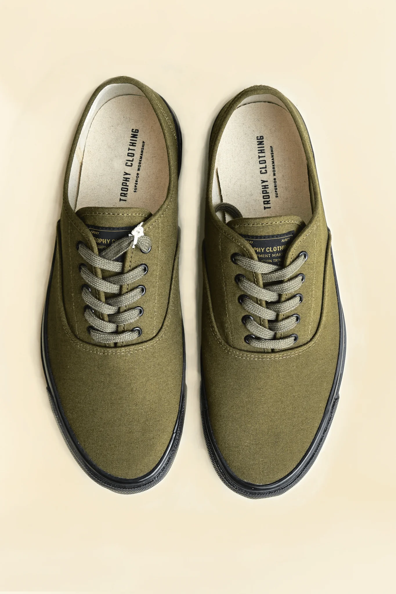 Trophy Mil Boat Shoes - Olive×Black - Image 2