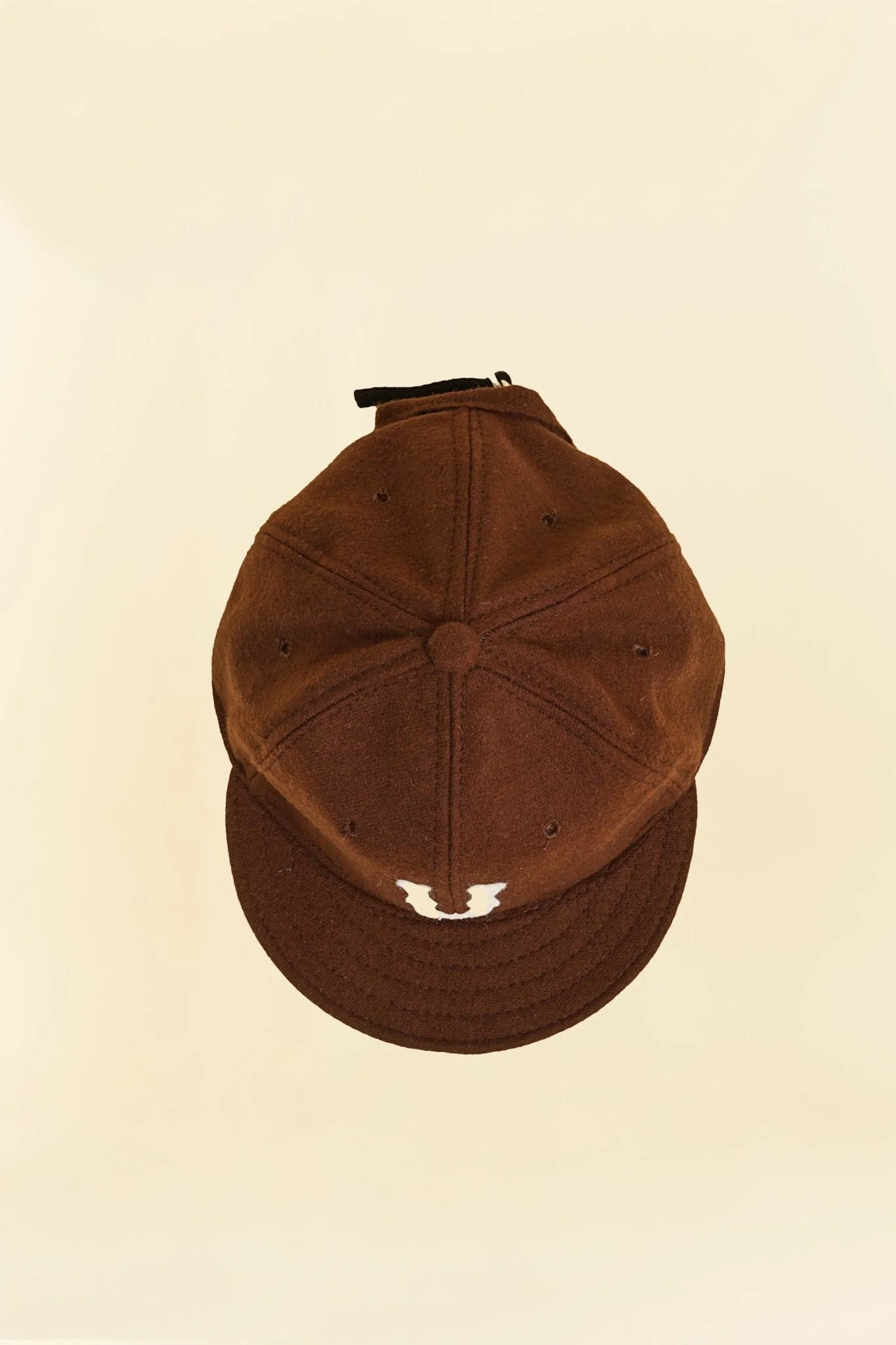 URAHARA x Troy O'Shea Early 1900's Baseball Cap - Brown Melton Wool - Image 5