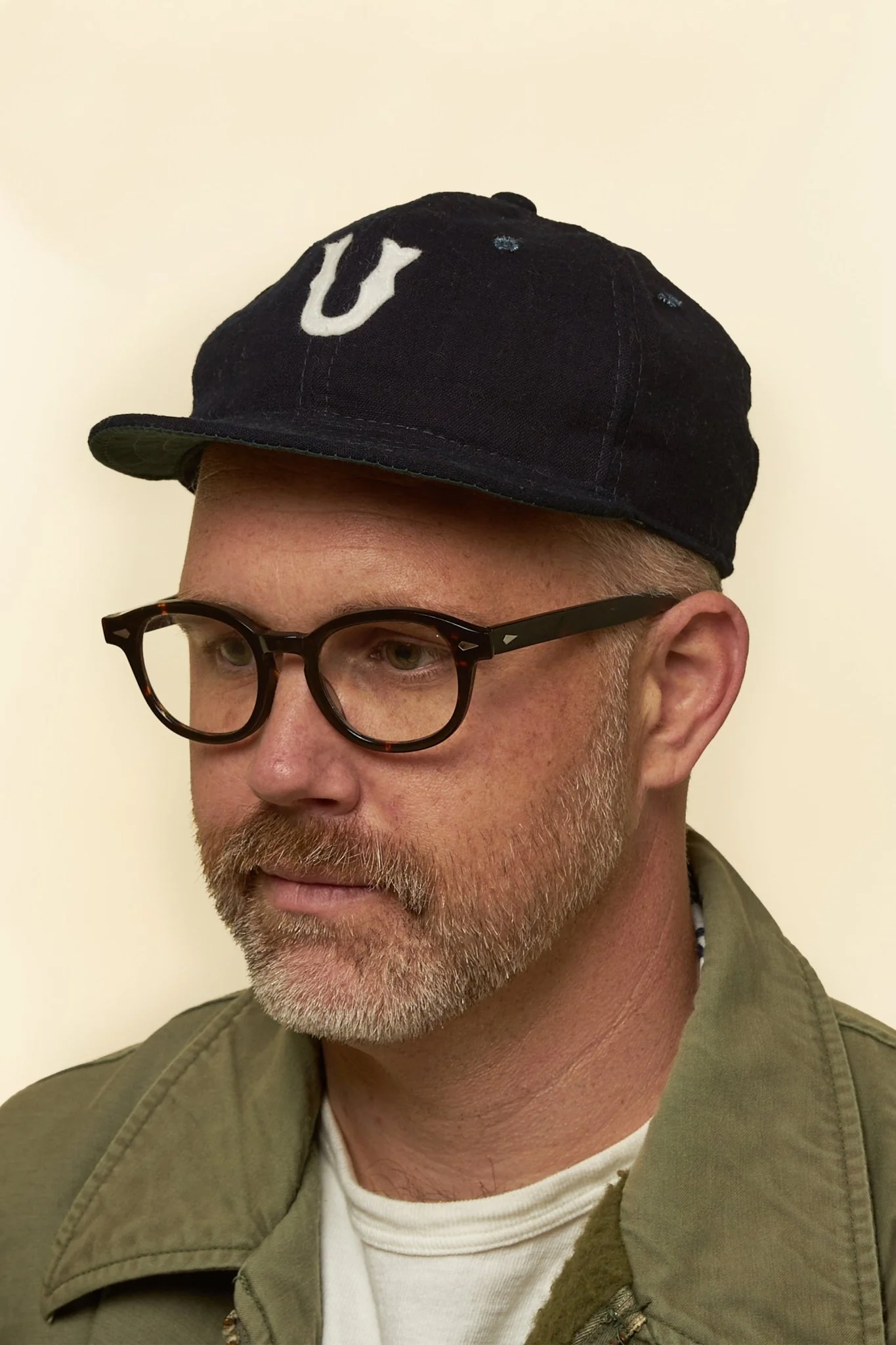 URAHARA x Troy O'Shea Early 1900's Baseball Cap - Japanese Indigo Cotton - Image 2