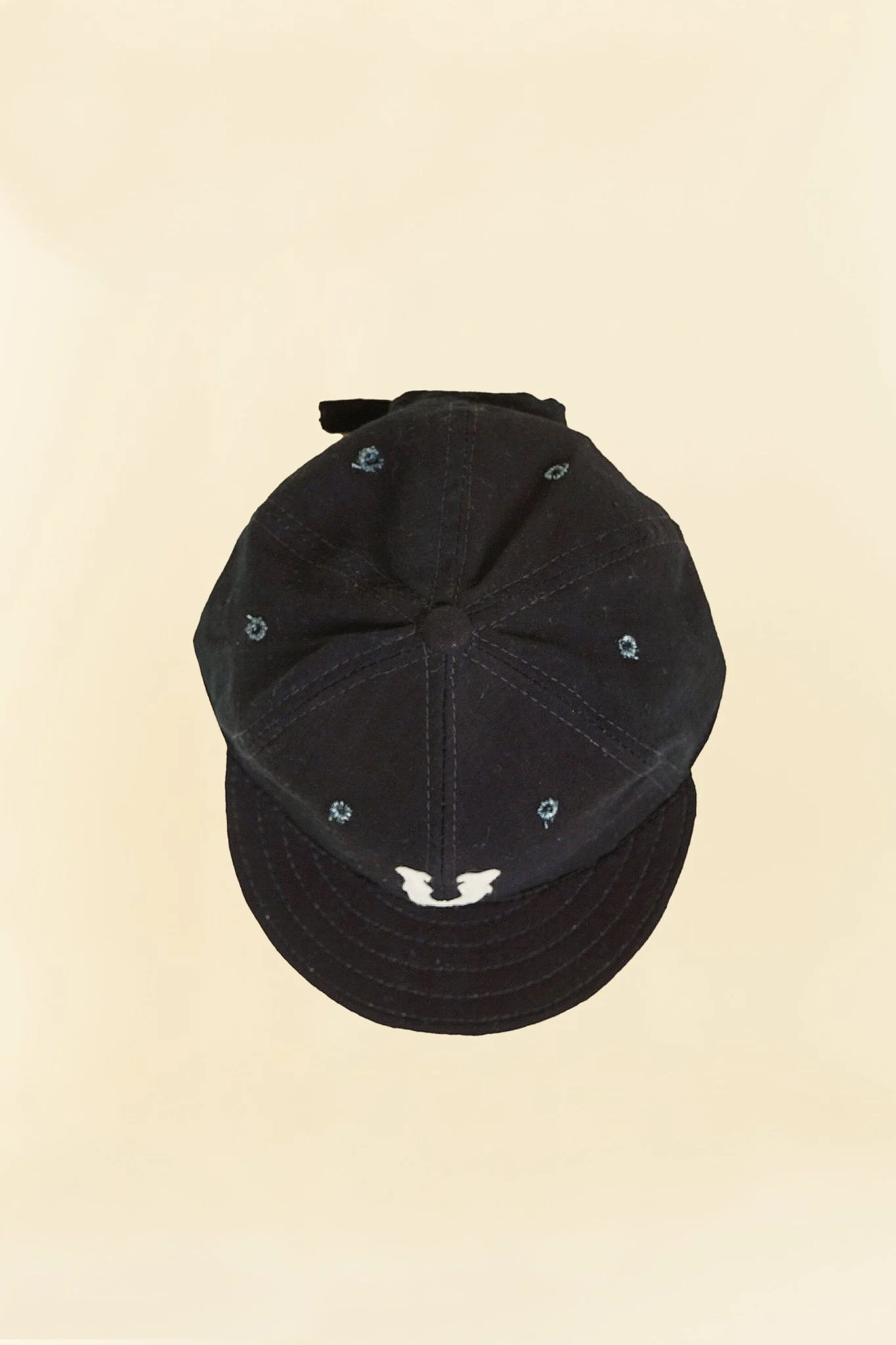 URAHARA x Troy O'Shea Early 1900's Baseball Cap - Japanese Indigo Cotton - Image 4