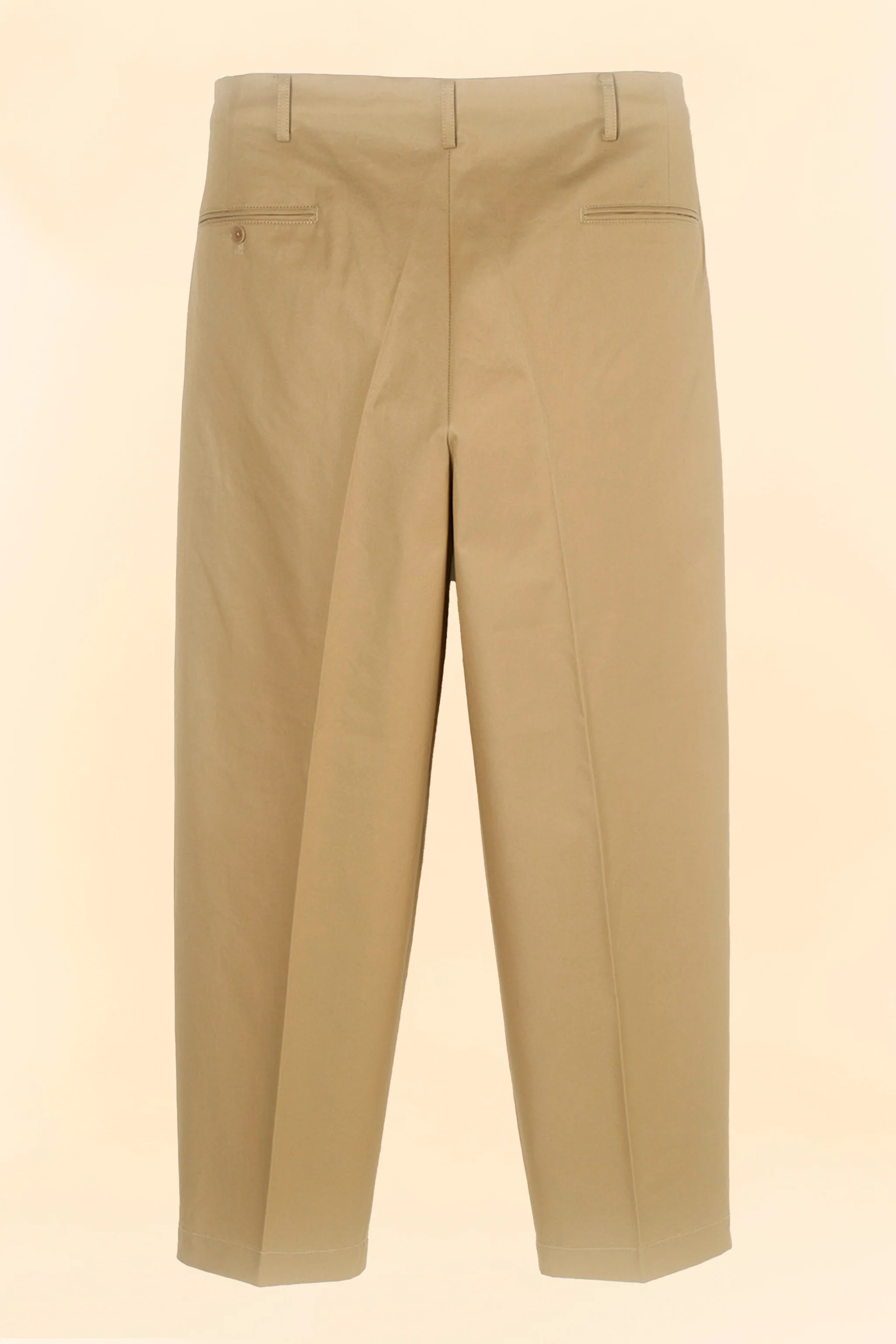 Wearmasters Double Tuck Pants - Beige - Image 5