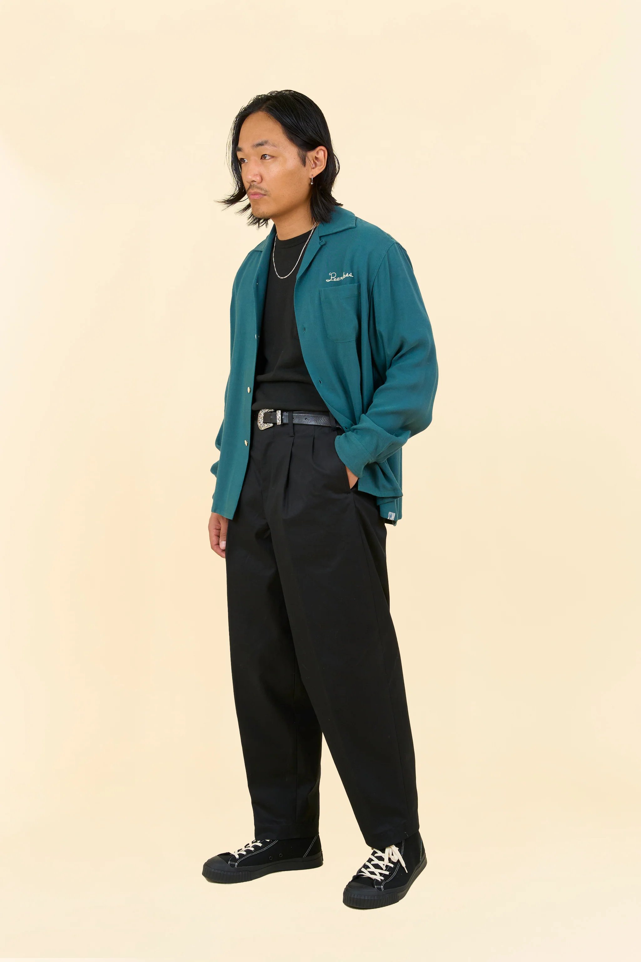 Wearmasters Double Tuck Pants - Black - Image 3