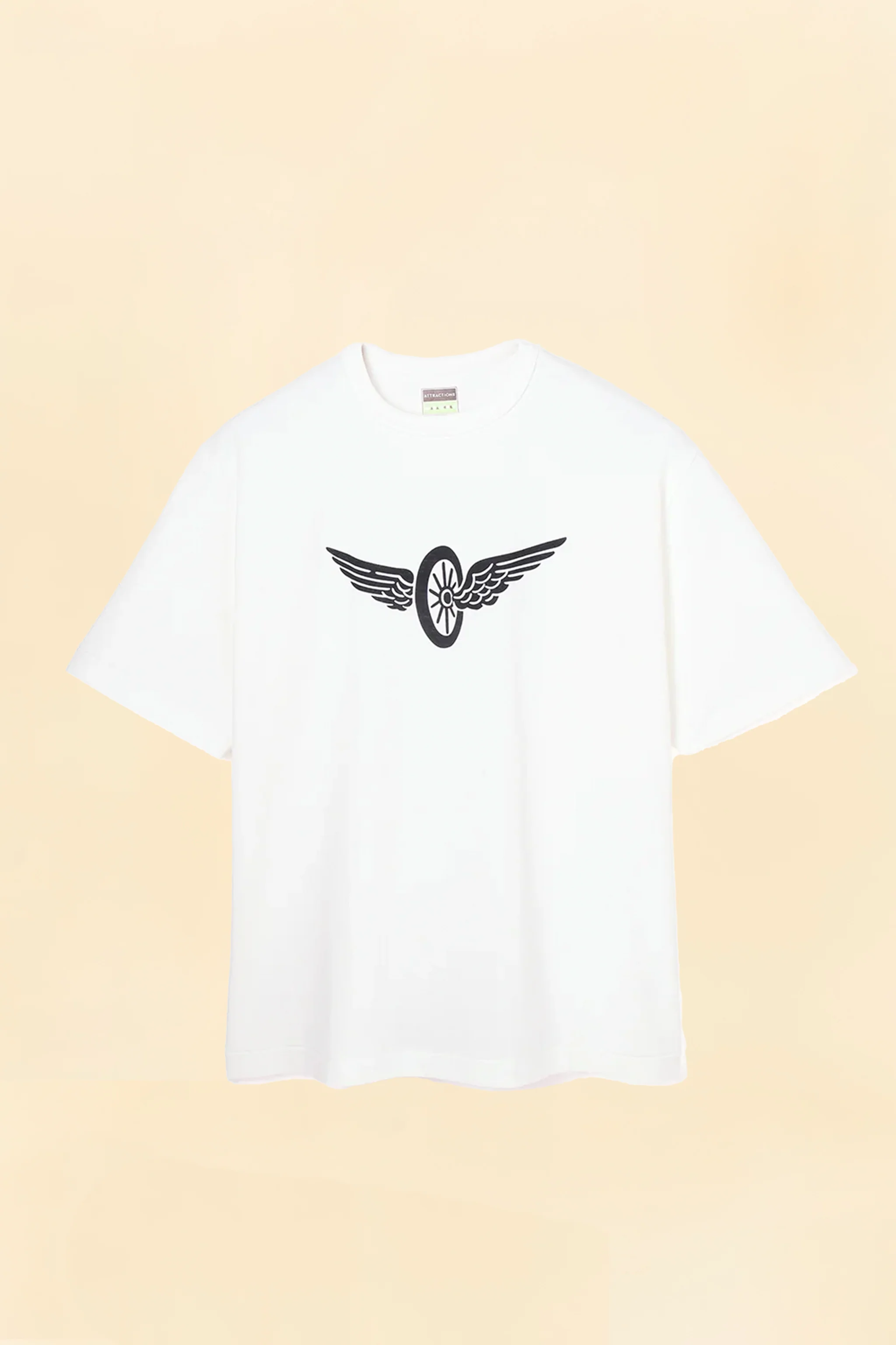 Wearmasters Flying Wheel T-Shirt -White
