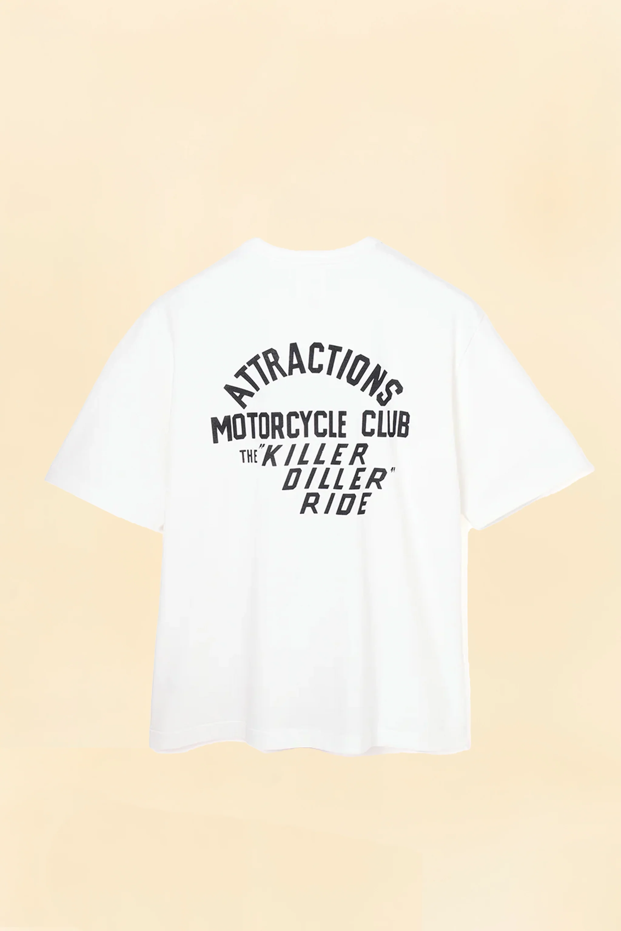 Wearmasters Flying Wheel T-Shirt -White - Image 4