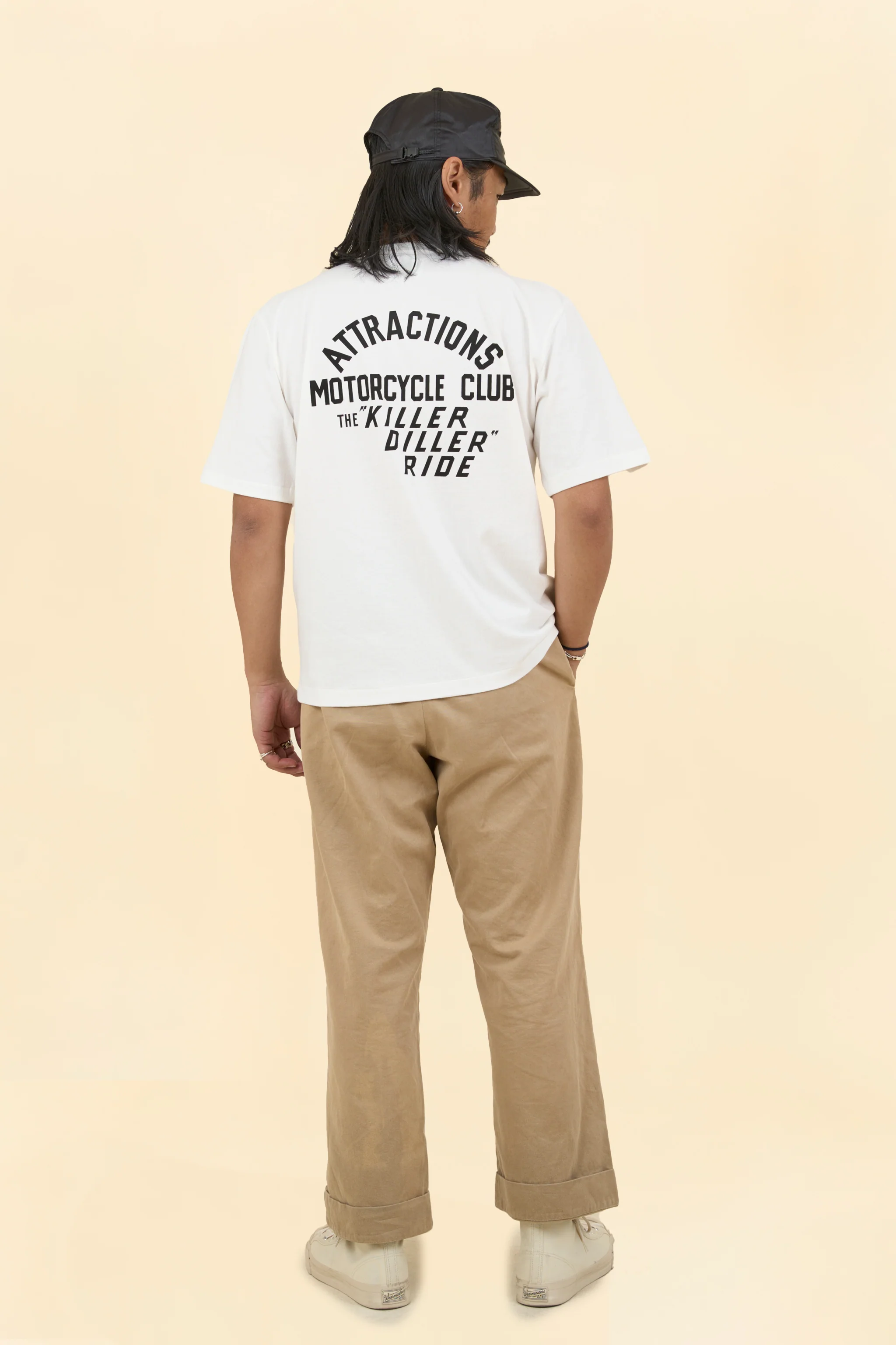 Wearmasters Flying Wheel T-Shirt -White - Image 7