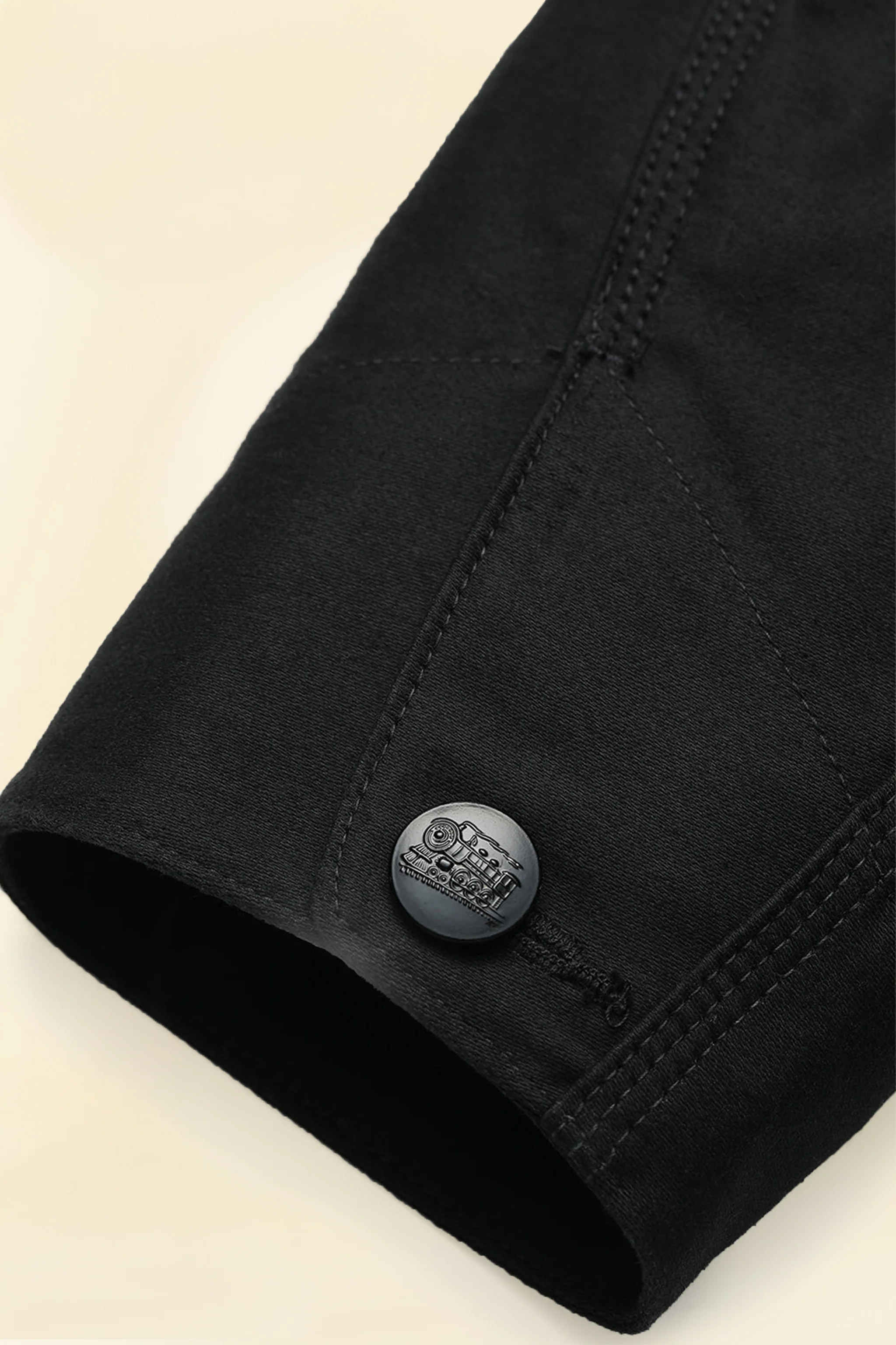 Wearmasters Moleskin Coverall Jacket - Black - Image 7