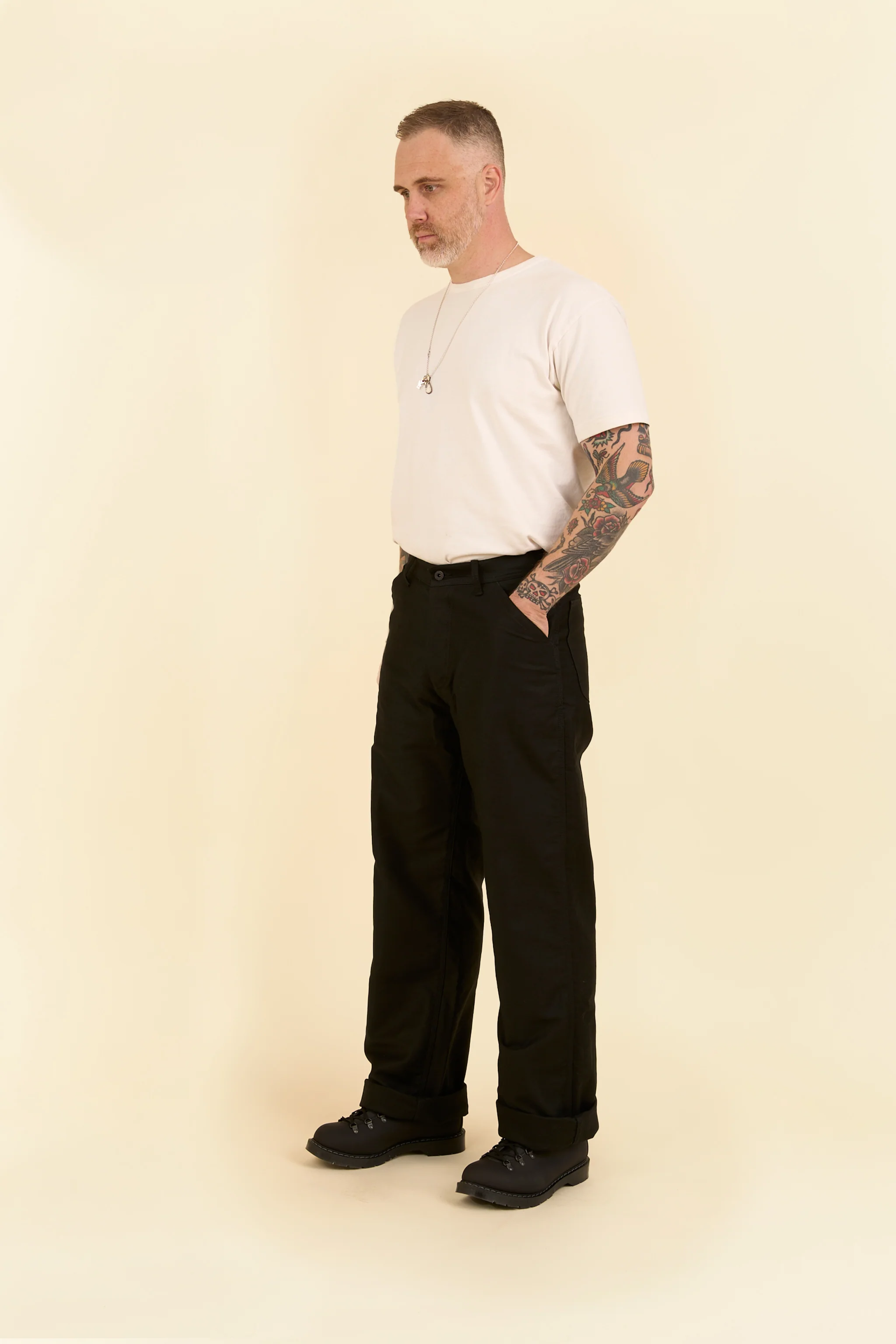 Wearmasters Moleskin Painter Pants - Black - Image 3
