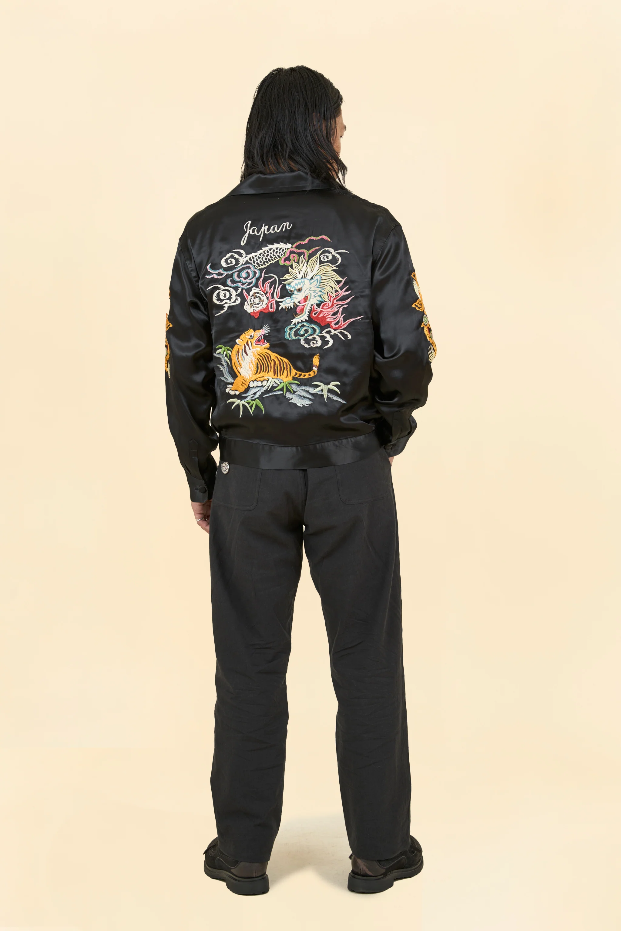 Wearmasters Lot.873 Souvenir Rayon Jacket -Black - Image 7