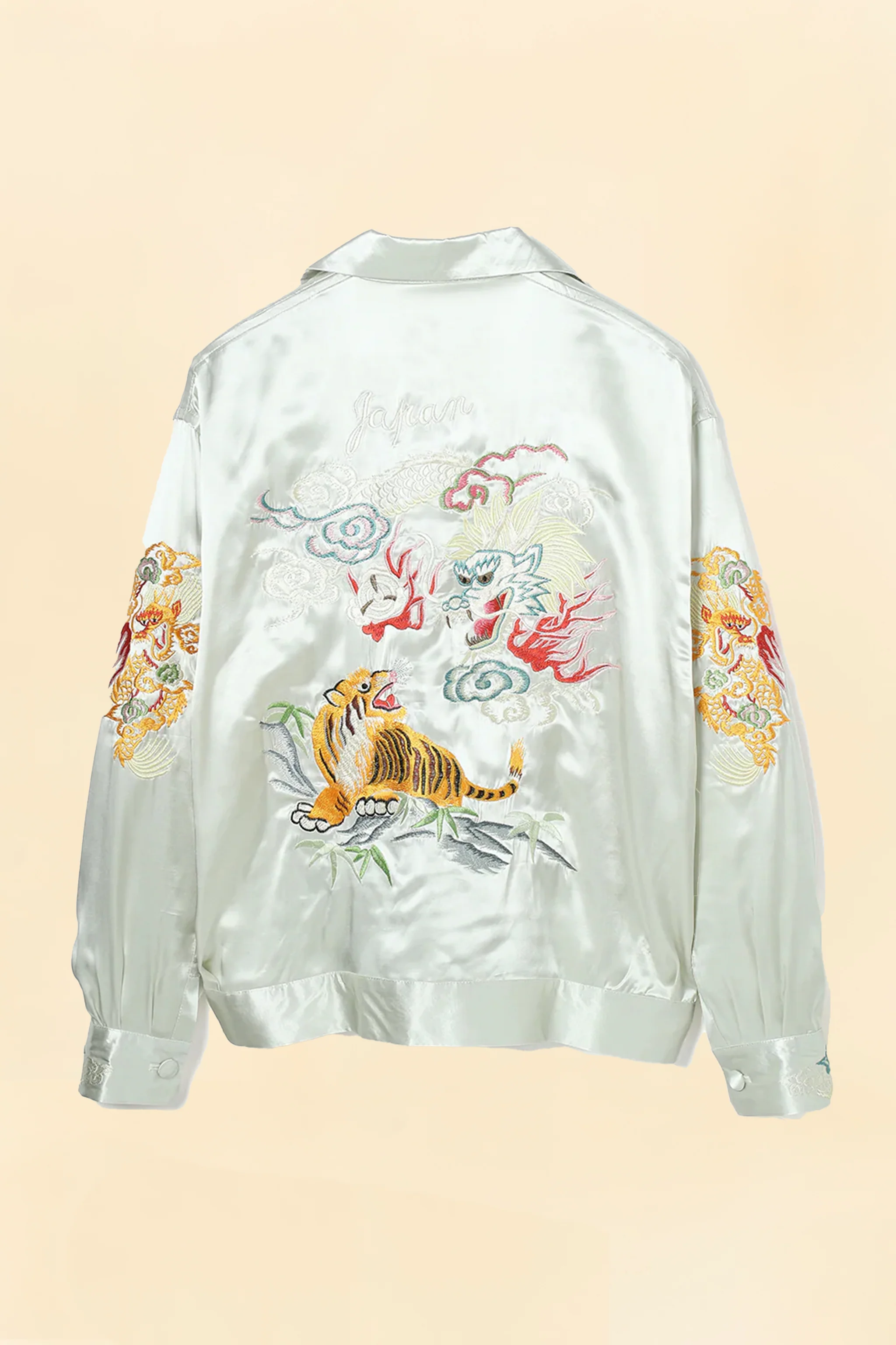 Wearmasters Lot.873 Souvenir Rayon Jacket -White - Image 6