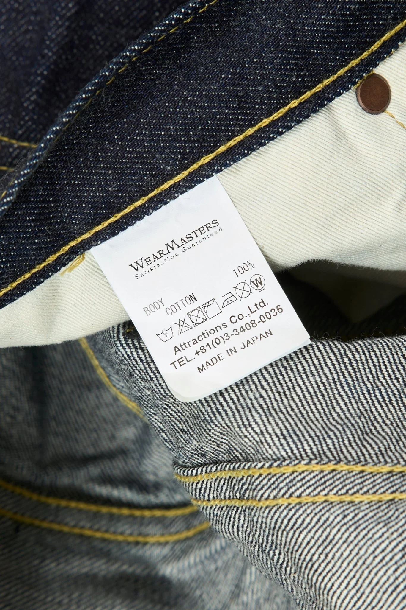 Wearmasters Lot.100 13.7oz Denim Pants - Image 7