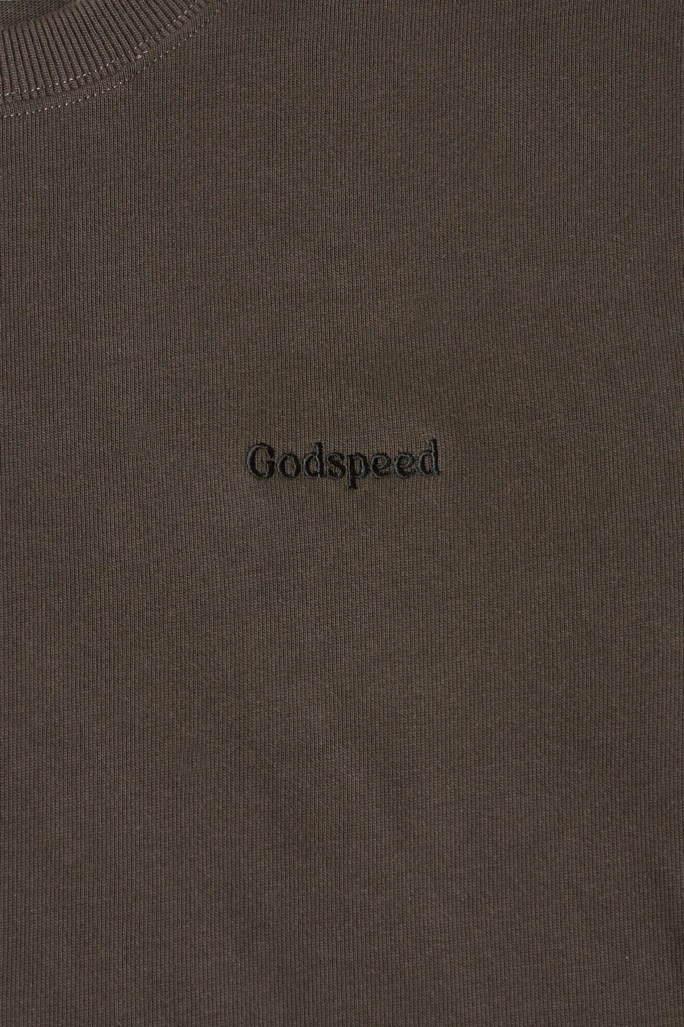 Godspeed Tonal Mini Logo Heavyweight Organic T-Shirt - Vintage Black - Image 3