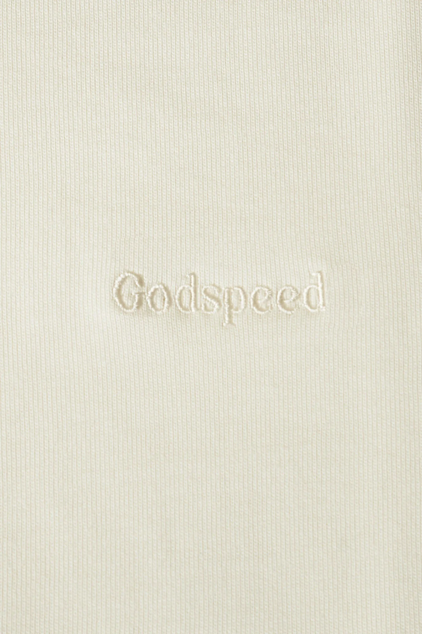 Godspeed Tonal Mini Logo Heavyweight Organic T-Shirt - Natural - Image 5