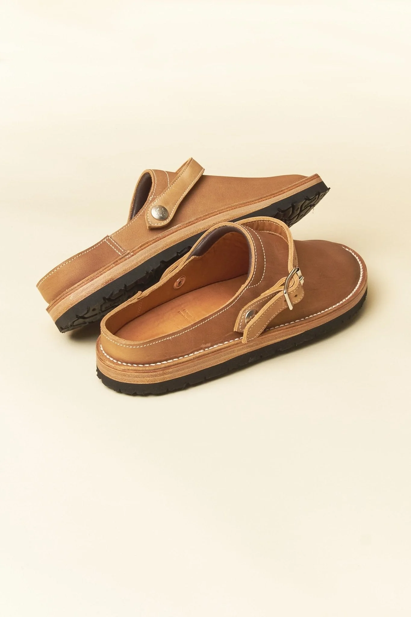 Zerrows Sabot Sandal - Natural - Image 5